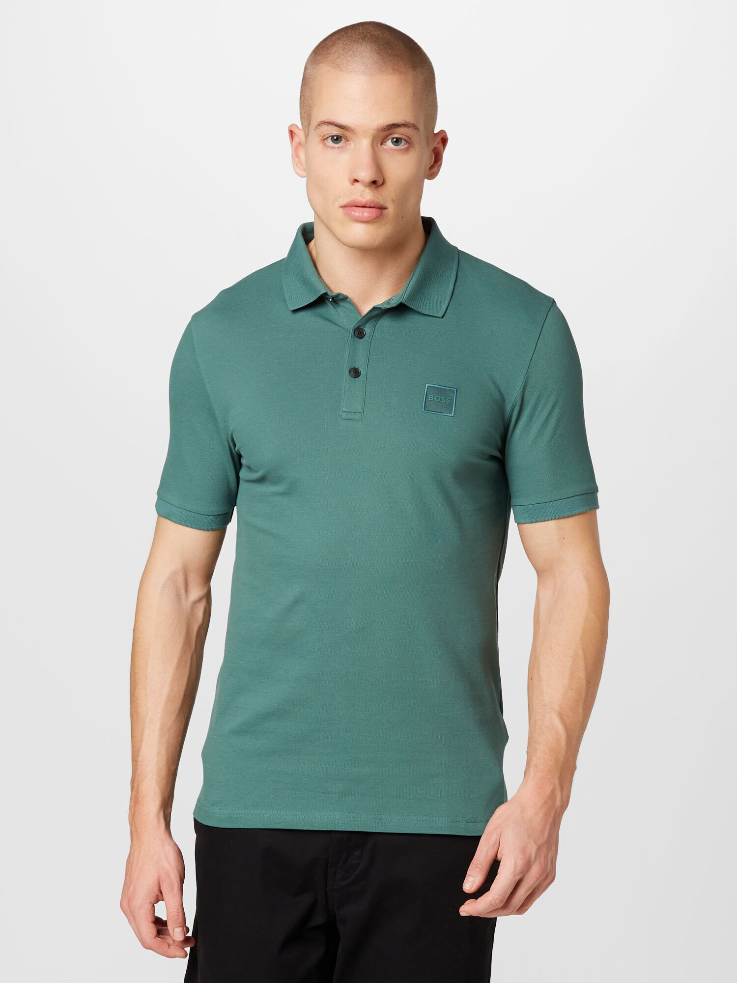 BOSS Orange Tricou 'Passenger' verde închis - Pled.ro