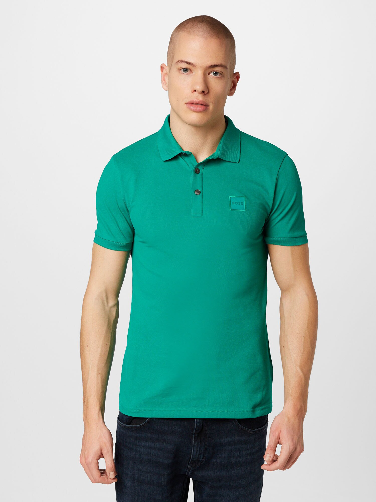 BOSS Orange Tricou 'Passenger' verde jad - Pled.ro