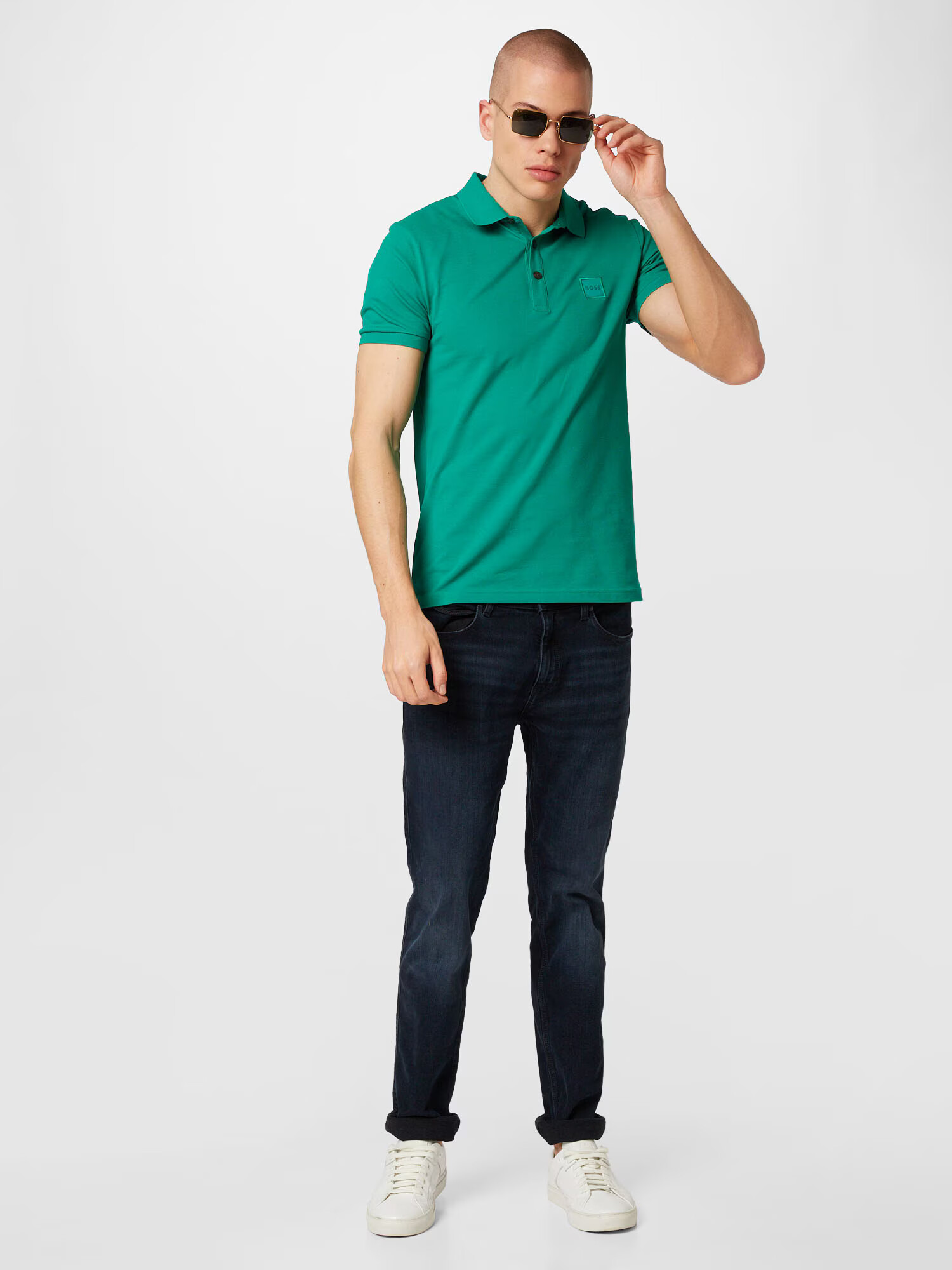 BOSS Orange Tricou 'Passenger' verde jad - Pled.ro