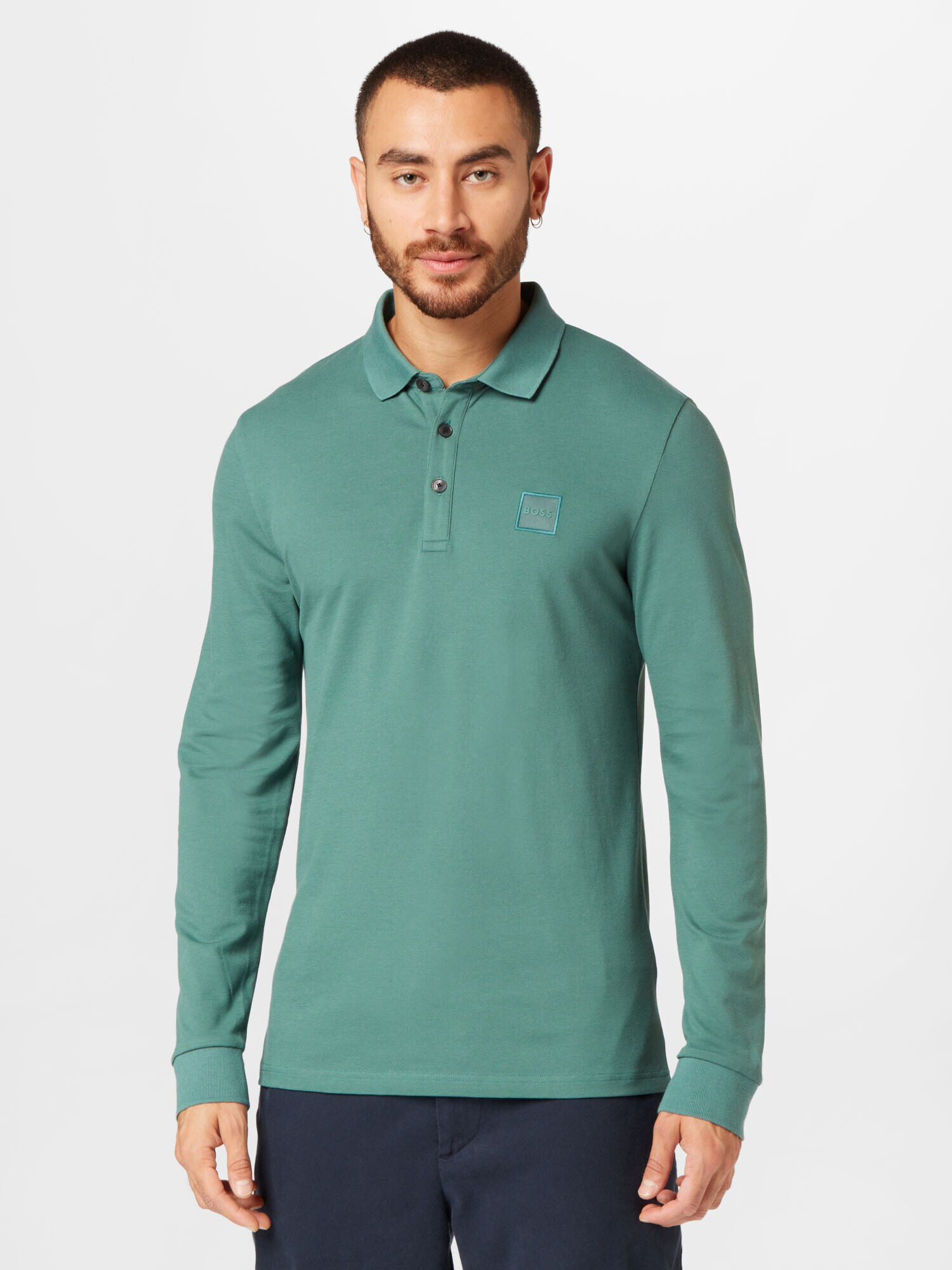 BOSS Orange Tricou 'Passerby' verde jad - Pled.ro