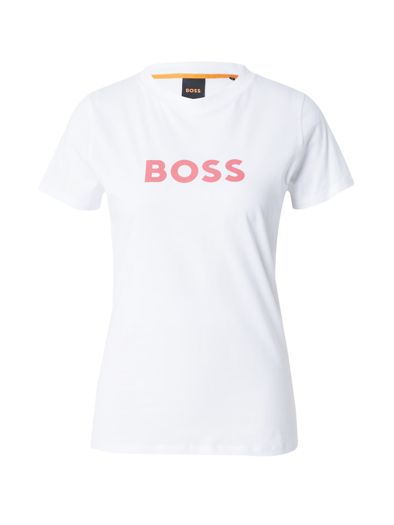 BOSS Orange Tricou roz / alb - Pled.ro