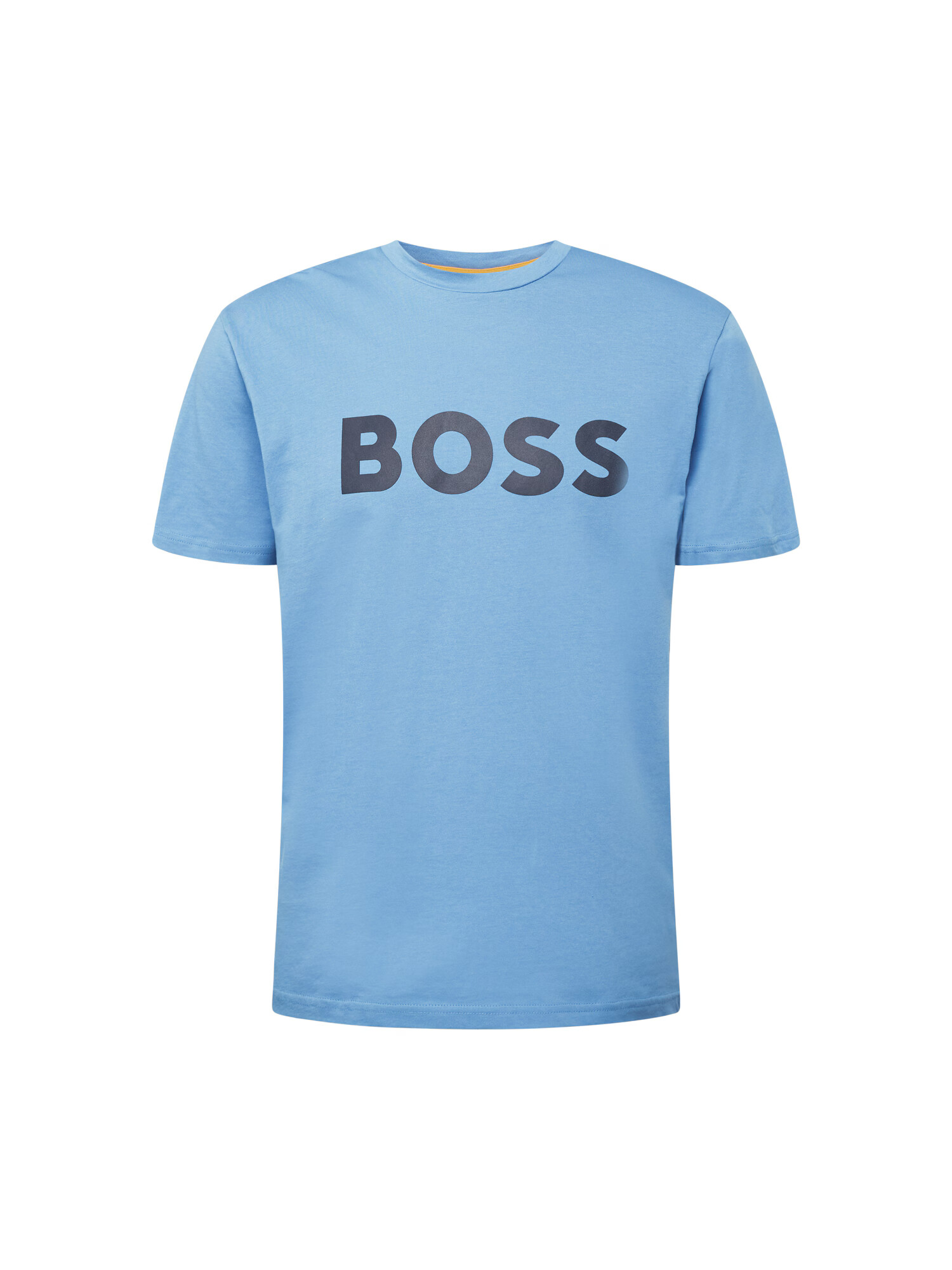 BOSS Orange Tricou 'Thinking 1' albastru / negru - Pled.ro