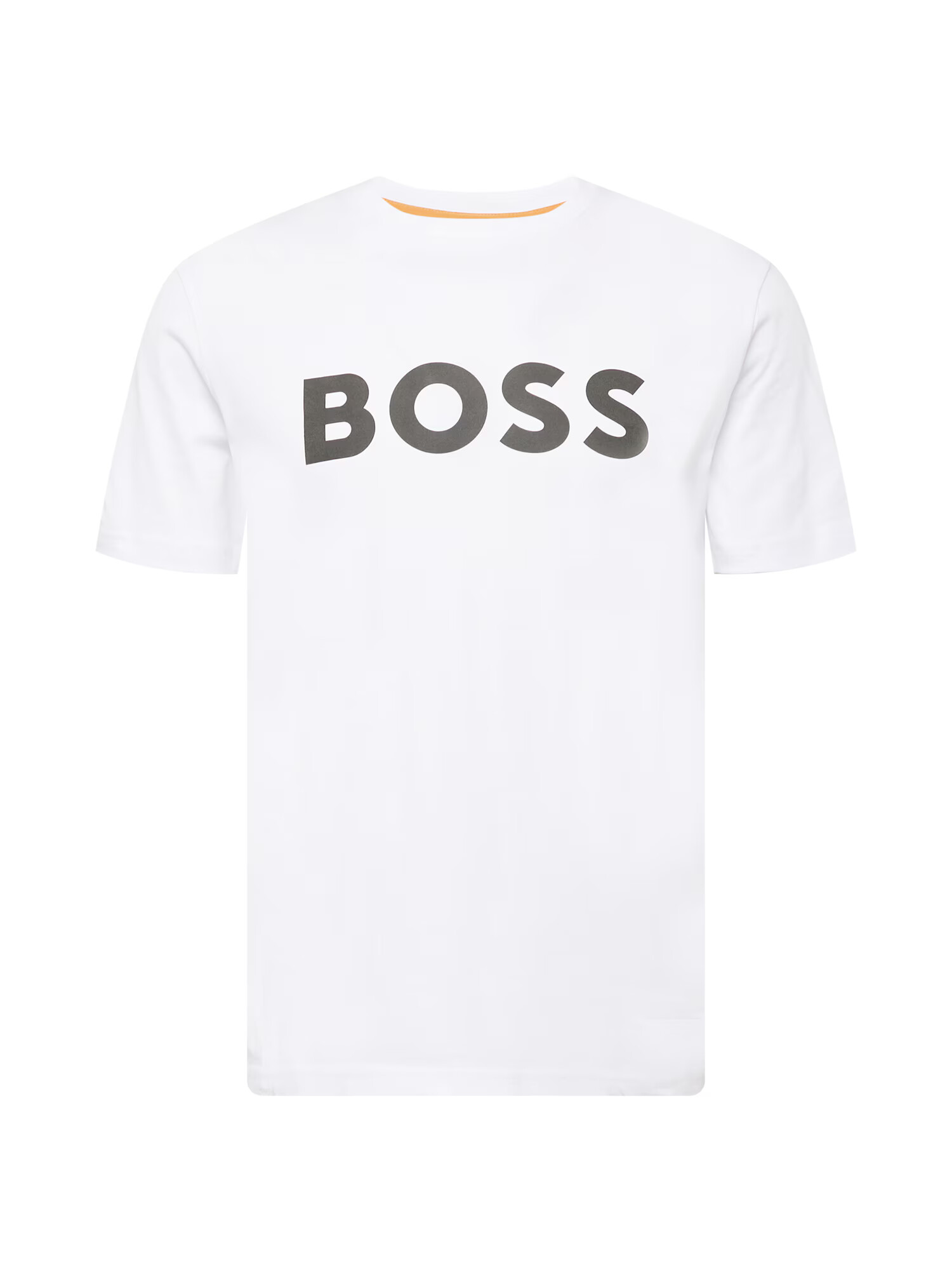 BOSS Orange Tricou 'Thinking 1' negru / alb - Pled.ro