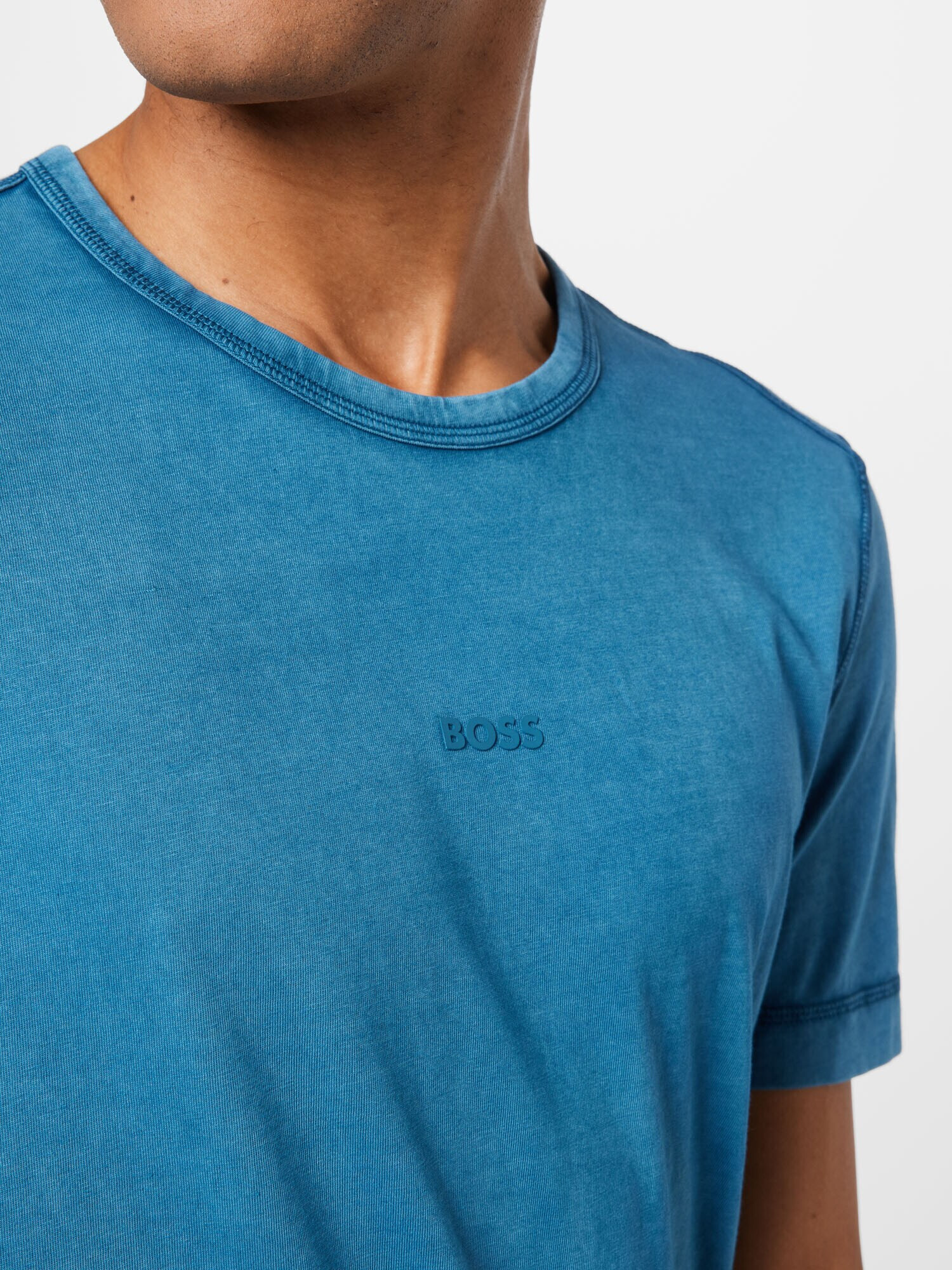 BOSS Orange Tricou 'Tokks' albastru - Pled.ro