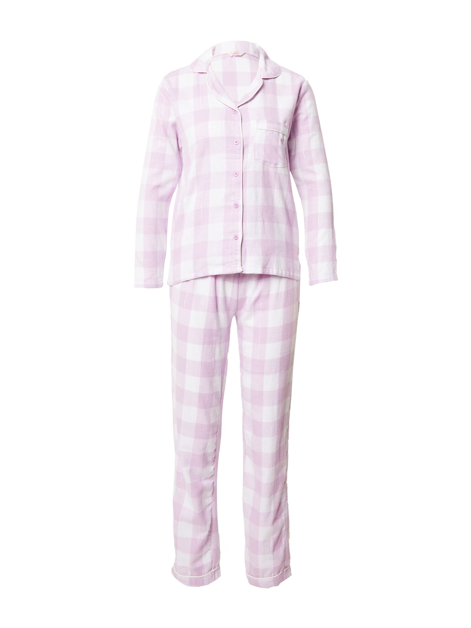 Boux Avenue Pijama mov pastel / alb - Pled.ro