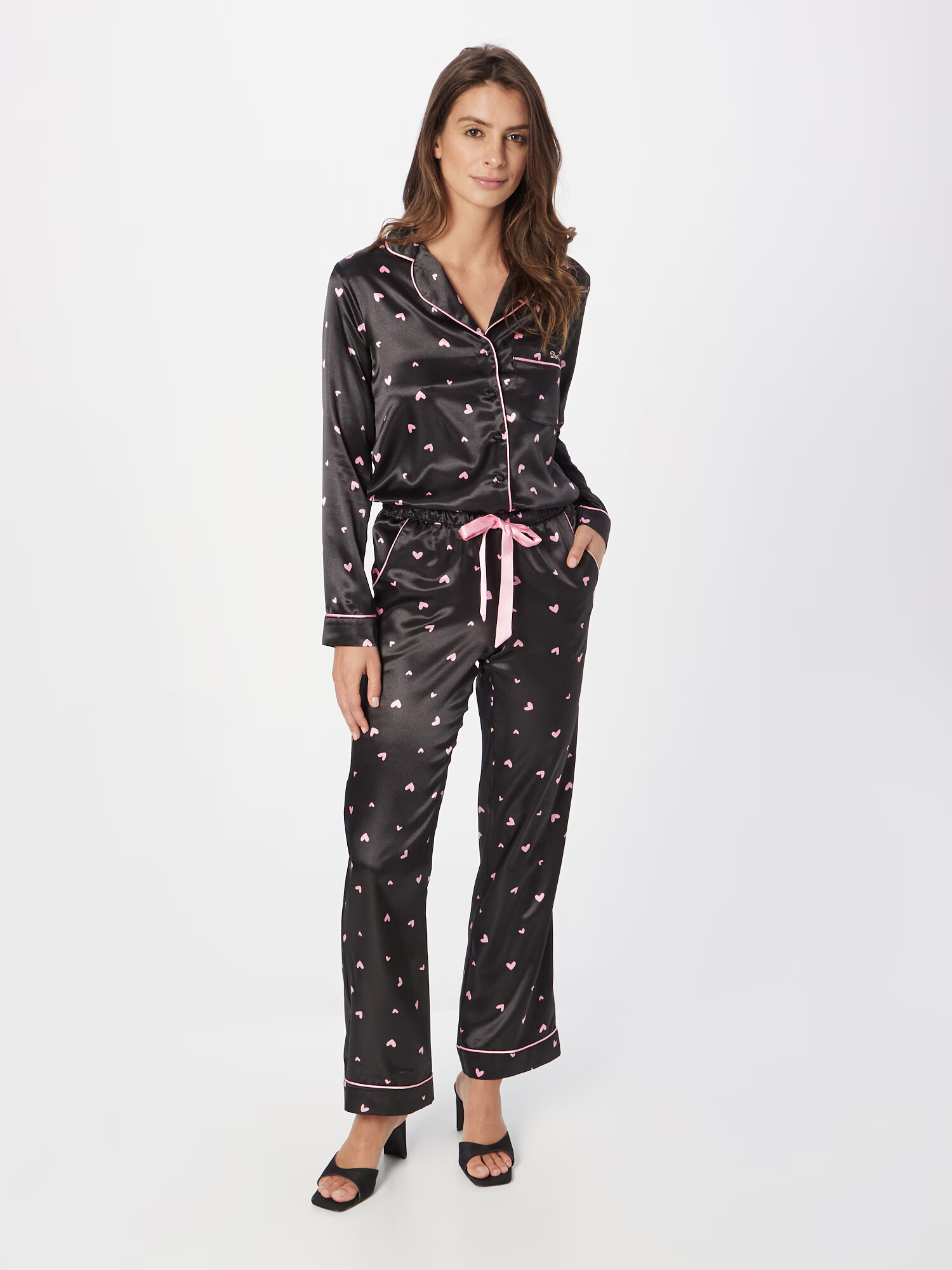 Boux Avenue Pijama roz / negru - Pled.ro