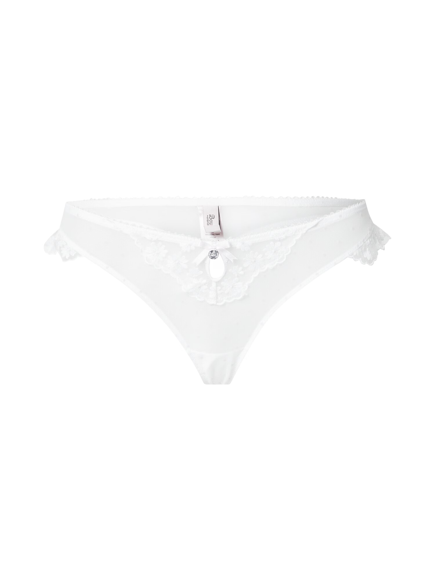 Boux Avenue Tanga 'ESMIE THONG' alb - Pled.ro