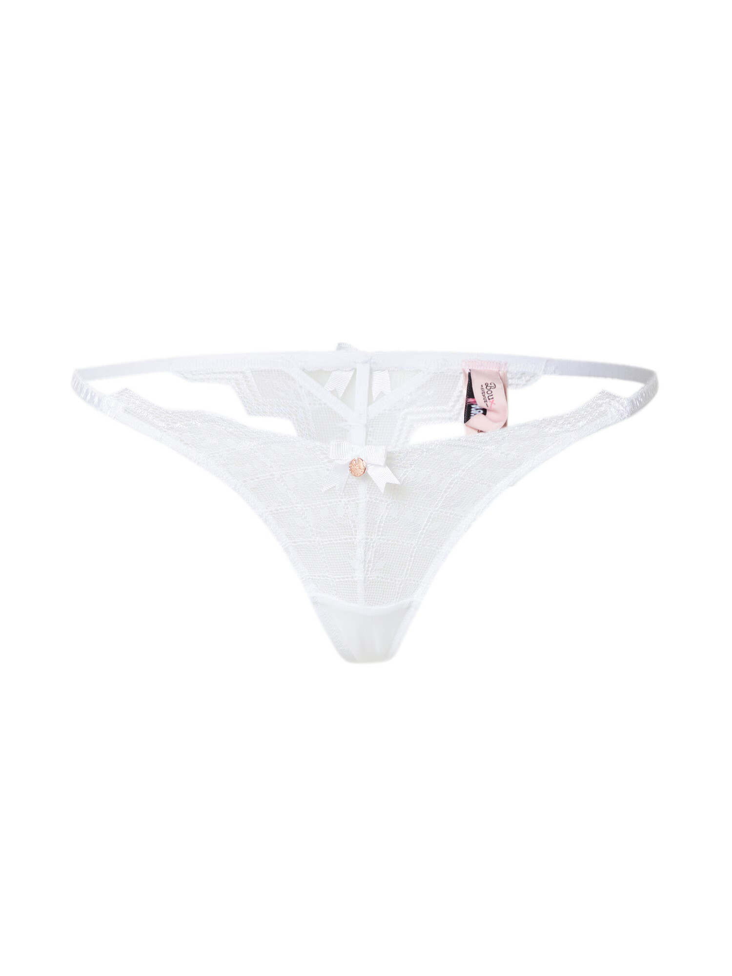 Boux Avenue Tanga 'VIOLETTE' alb - Pled.ro