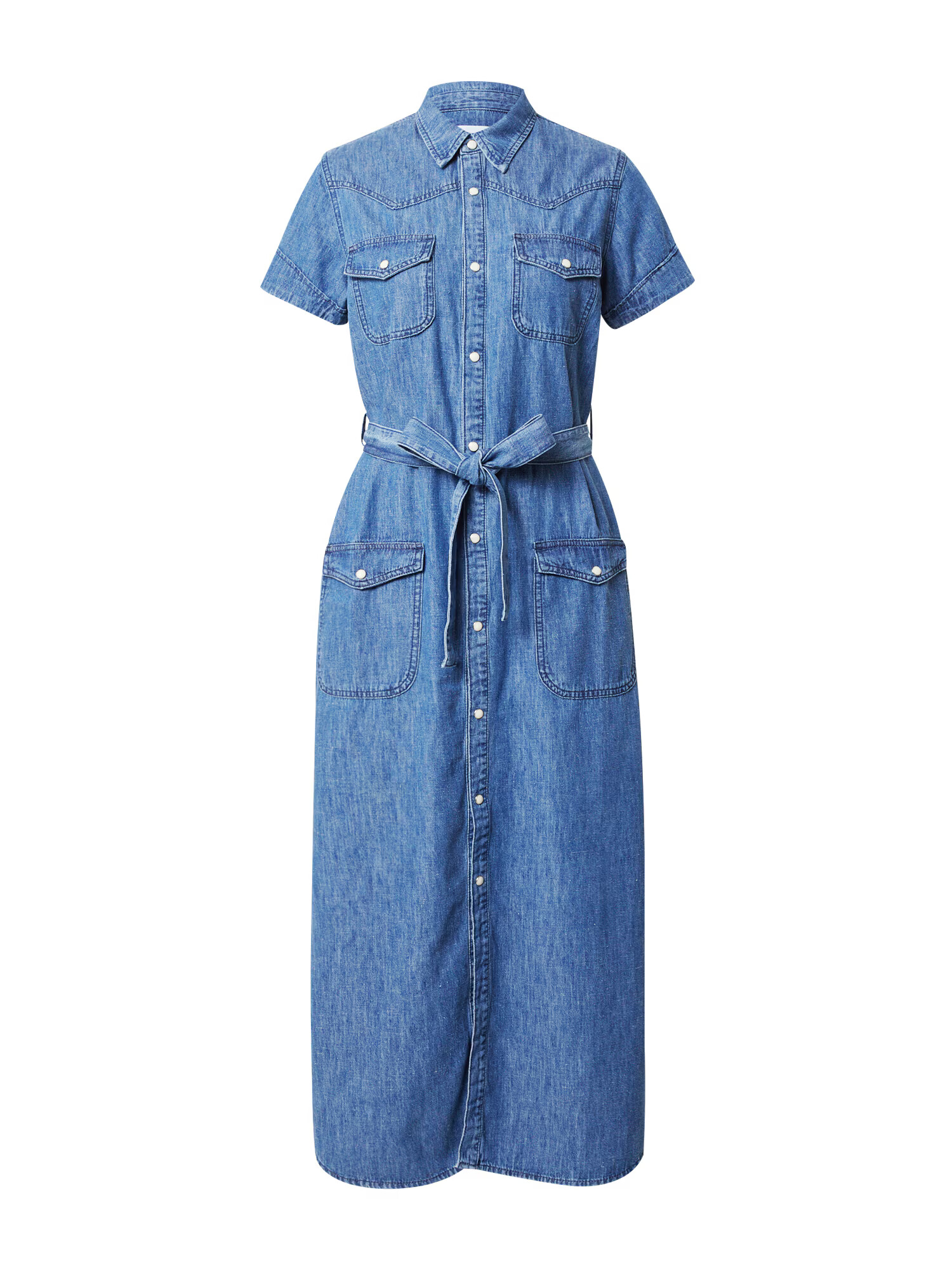 Boyish Rochie tip bluză 'MARCEL' albastru denim - Pled.ro