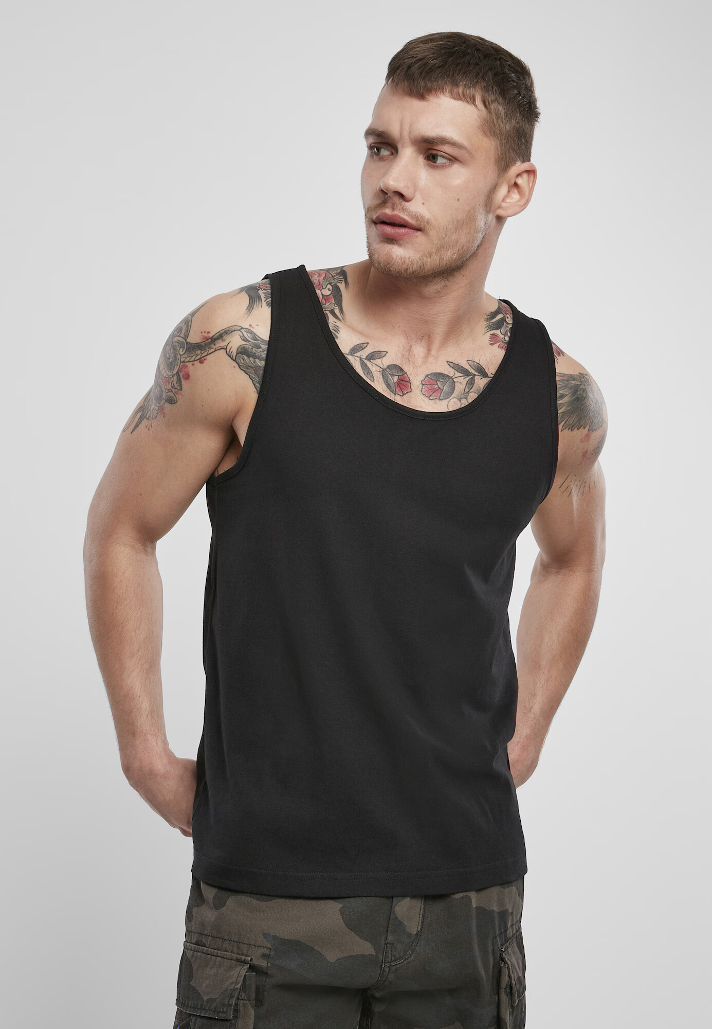 Brandit Tricou negru - Pled.ro