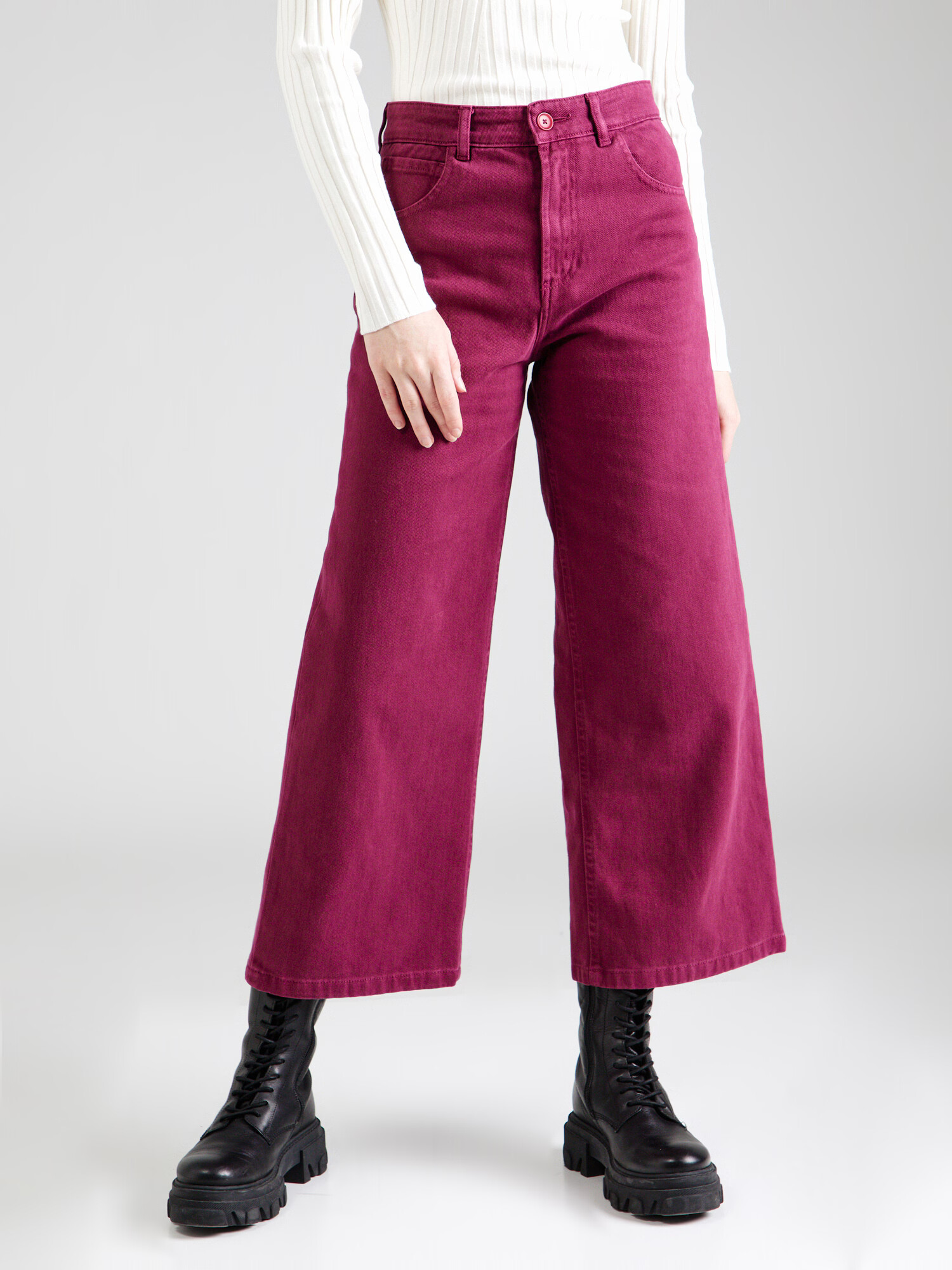 Brava Fabrics Pantaloni roșu-violet - Pled.ro