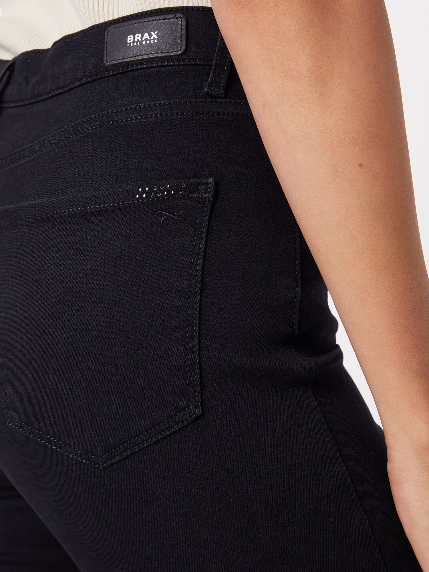 BRAX Jeans 'Mary' negru / alb - Pled.ro