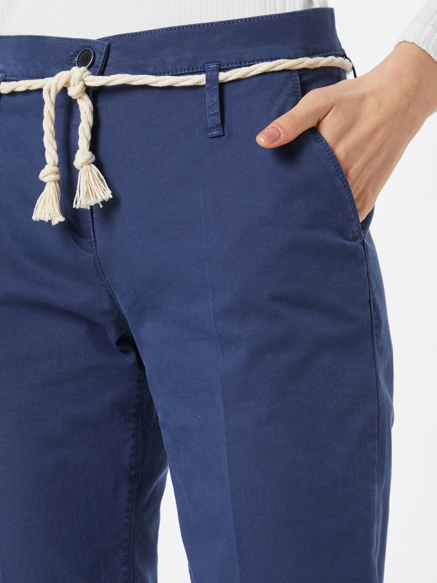 BRAX Pantaloni 'Mel' crem / bleumarin - Pled.ro