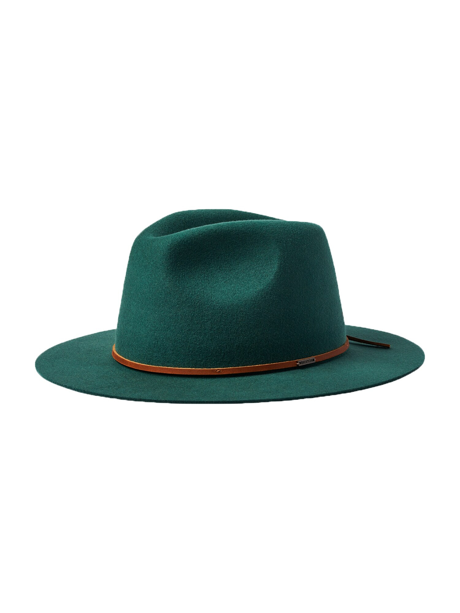 Brixton Pălărie 'WESLEY FEDORA' maro / verde pin - Pled.ro