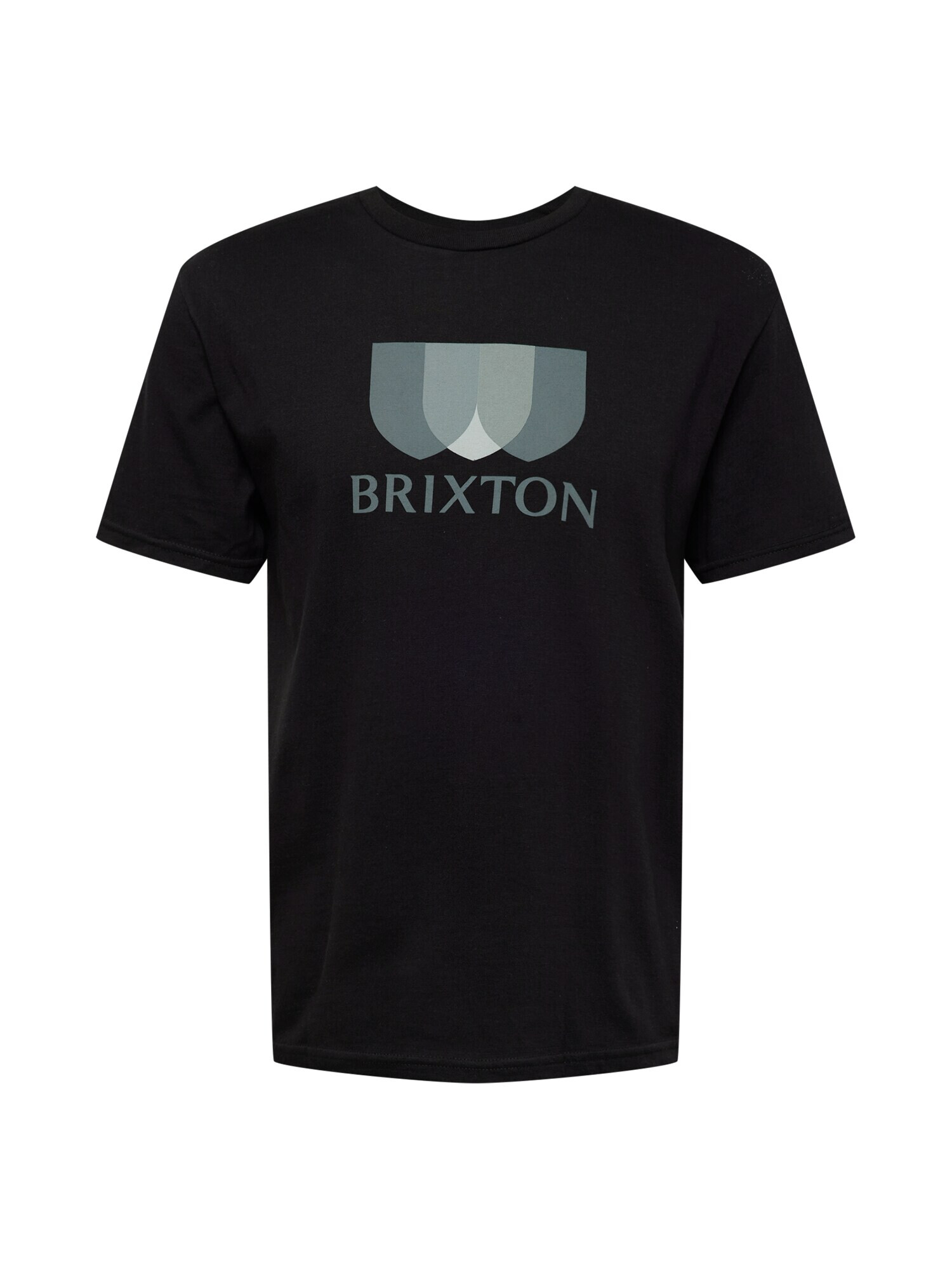 Brixton Tricou 'ALTON' albastru porumbel / albastru pastel / verde mentă / negru - Pled.ro