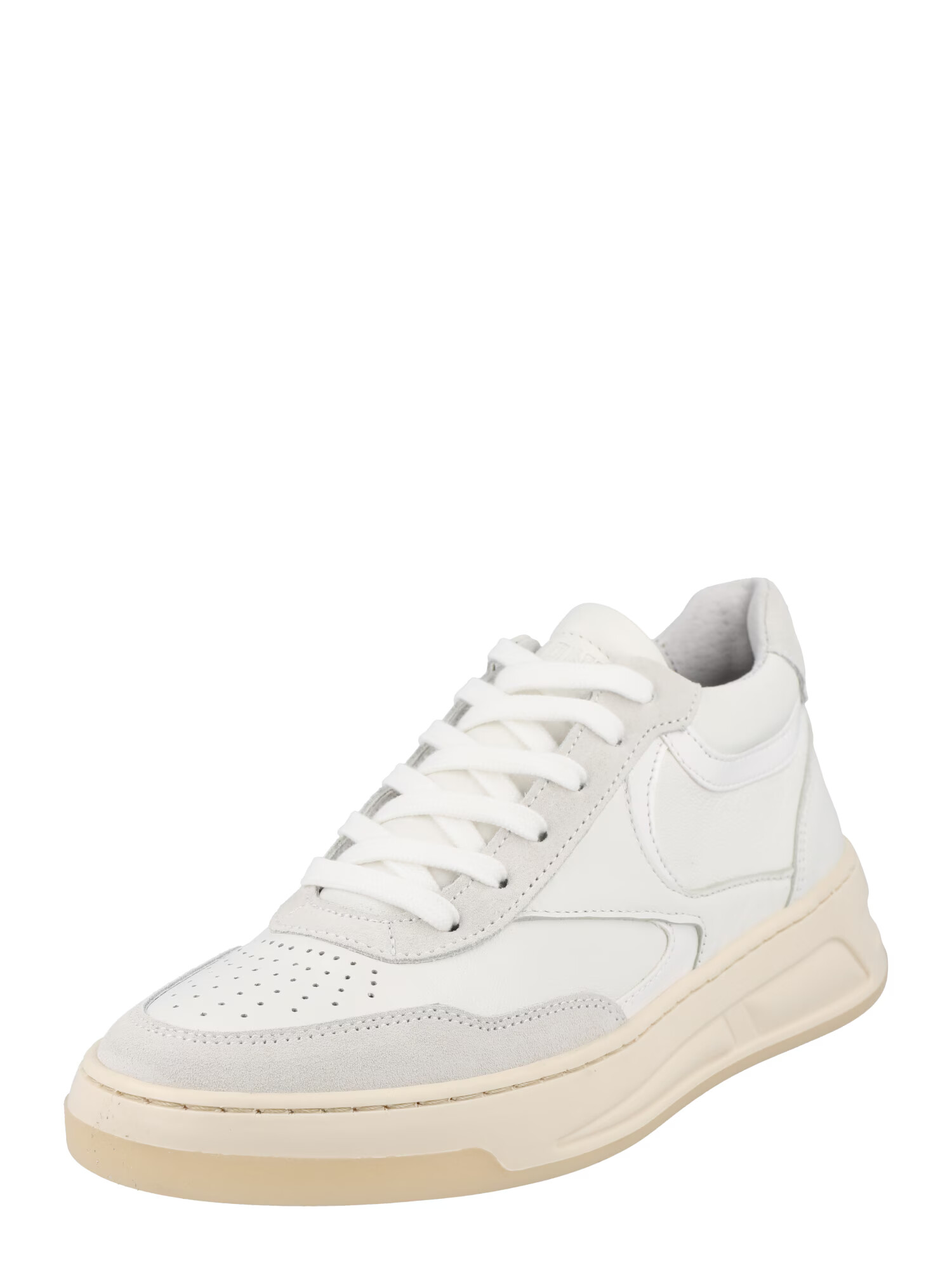 BRONX Sneaker low 'Old-Cosmo' alb murdar / alb natural - Pled.ro