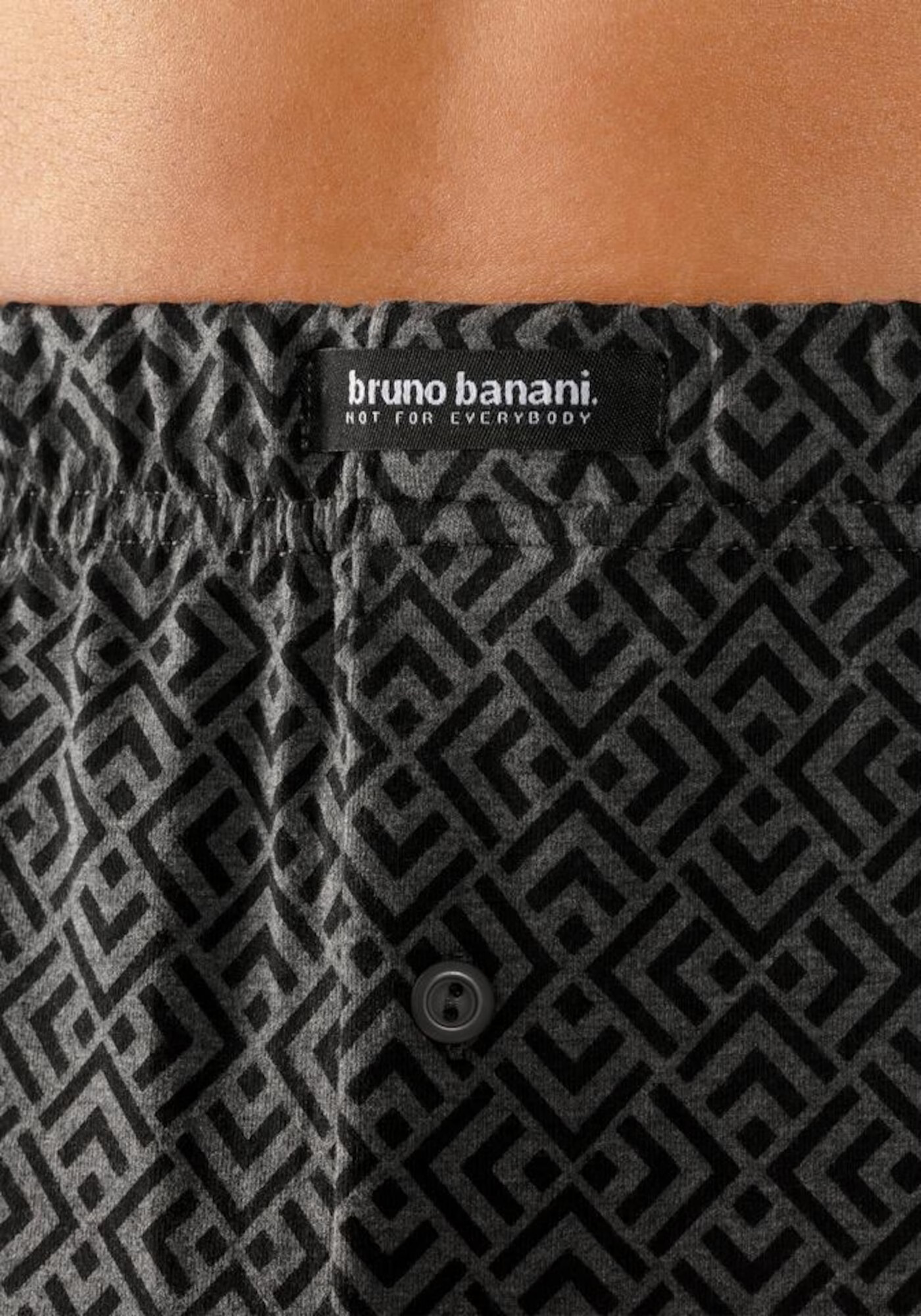 BRUNO BANANI Boxeri gri / negru - Pled.ro