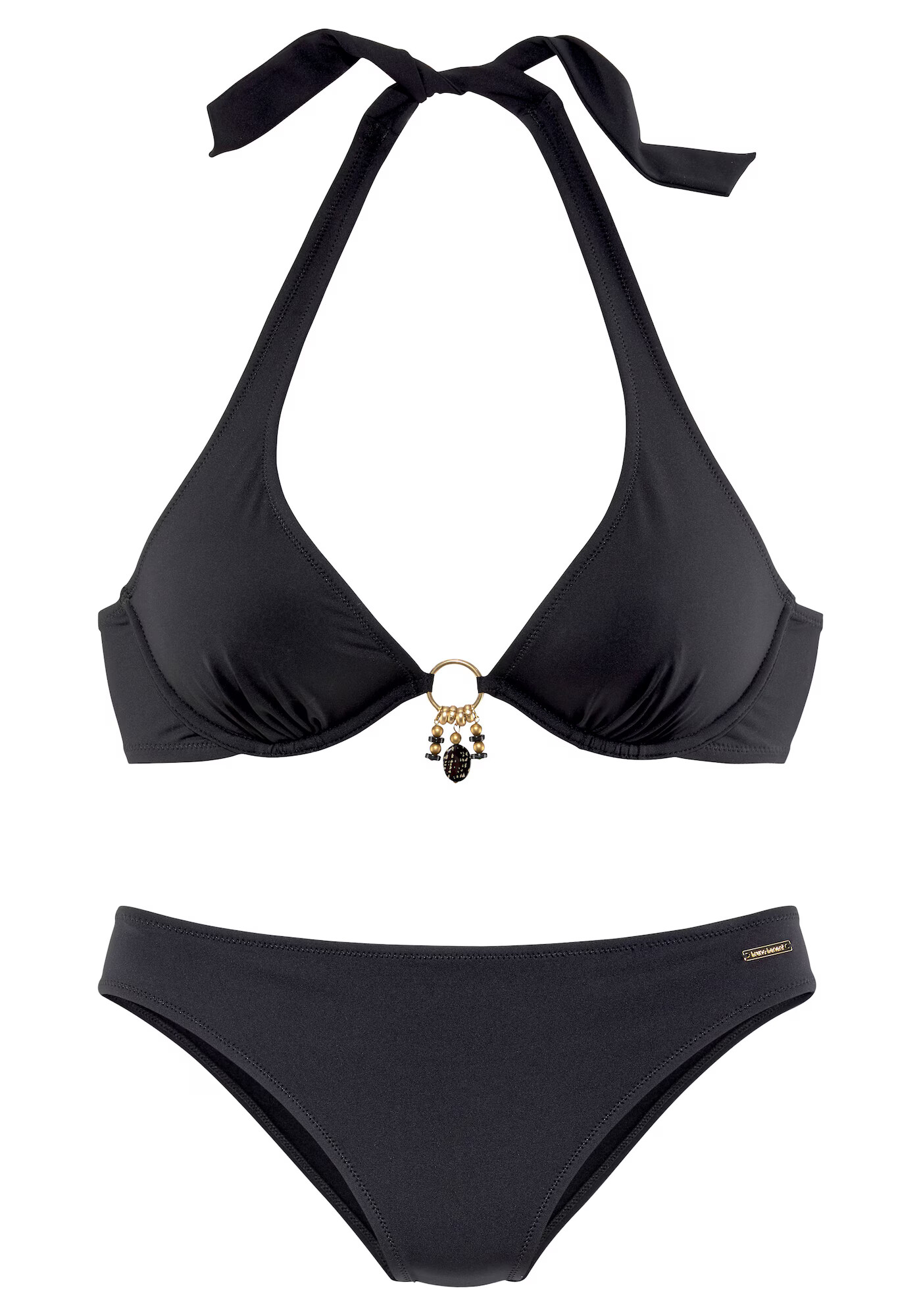 BRUNO BANANI Costum de baie două piese negru - Pled.ro