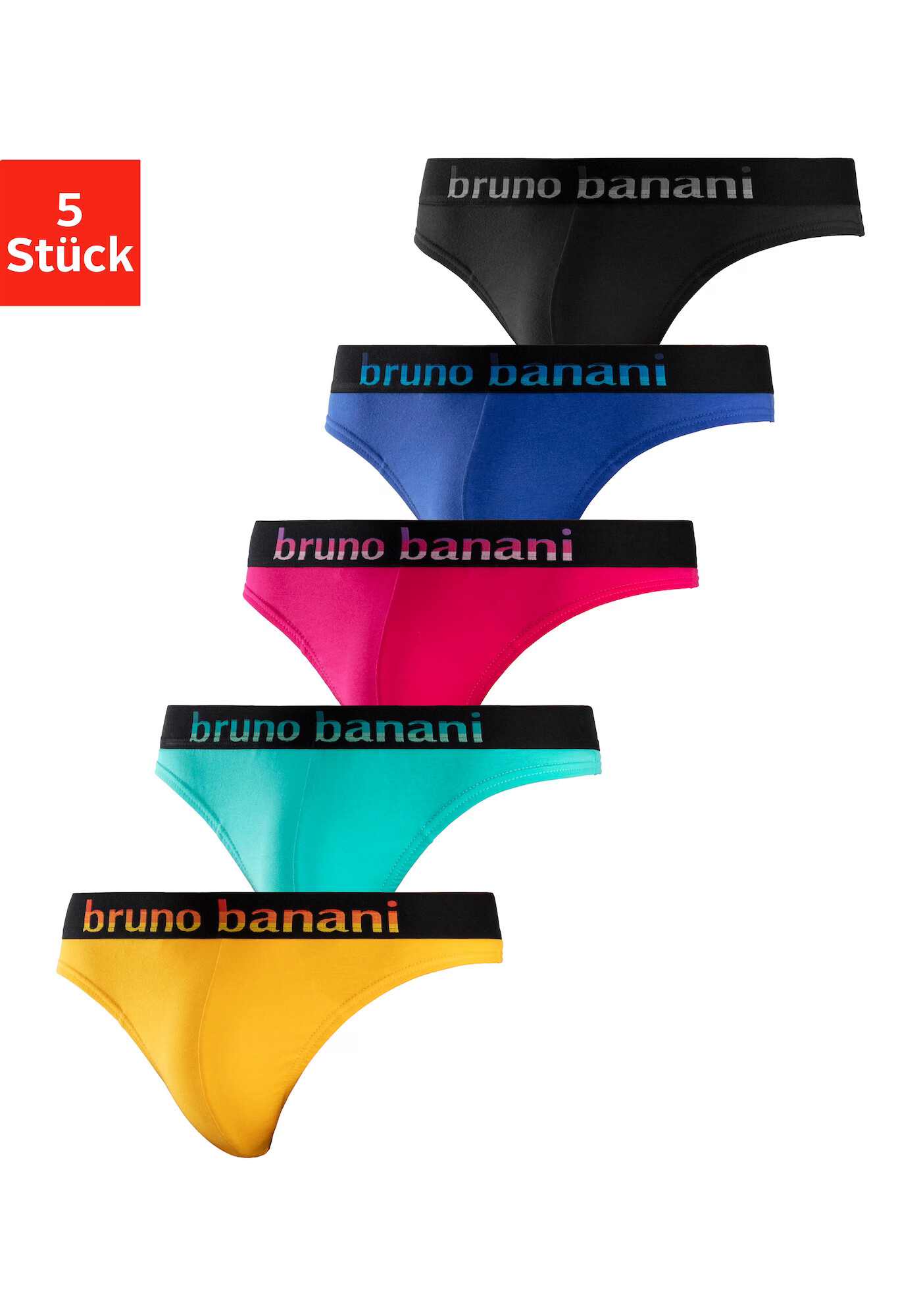 BRUNO BANANI Slip albastru / galben / roz închis / negru - Pled.ro