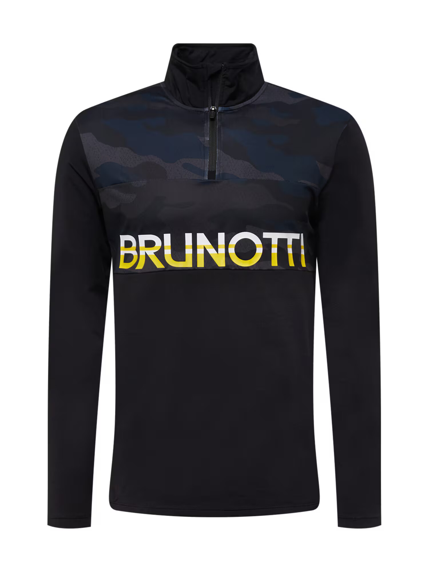 BRUNOTTI Tricou funcțional 'Frank' albastru / galben / negru / alb - Pled.ro