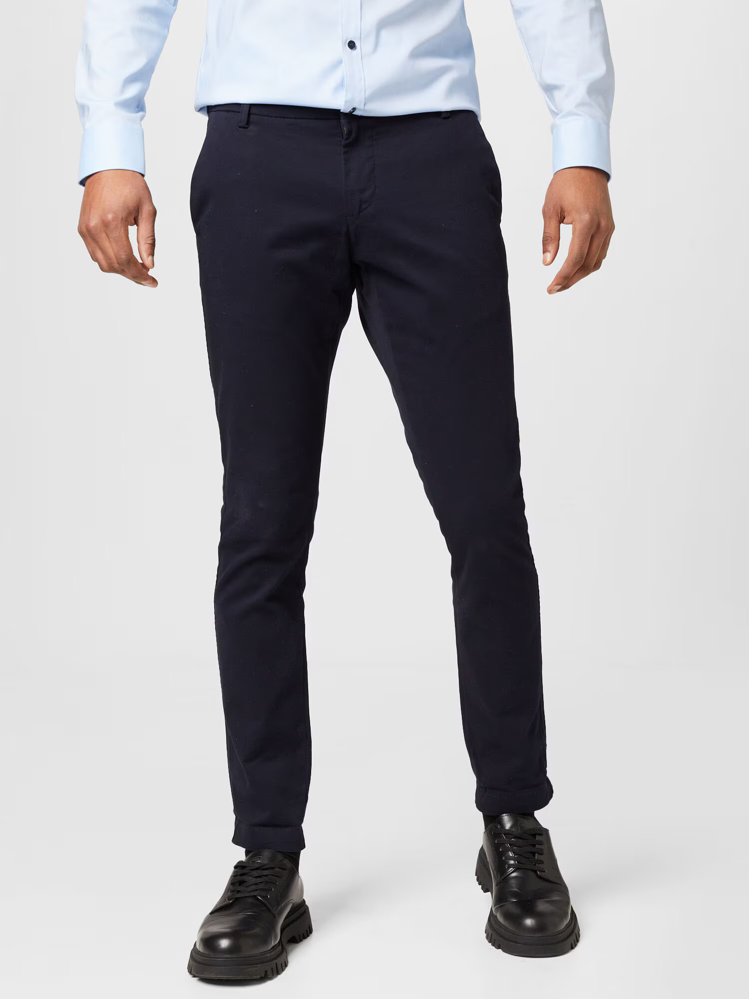 Bruun & Stengade Pantaloni 'Andrik' bleumarin - Pled.ro