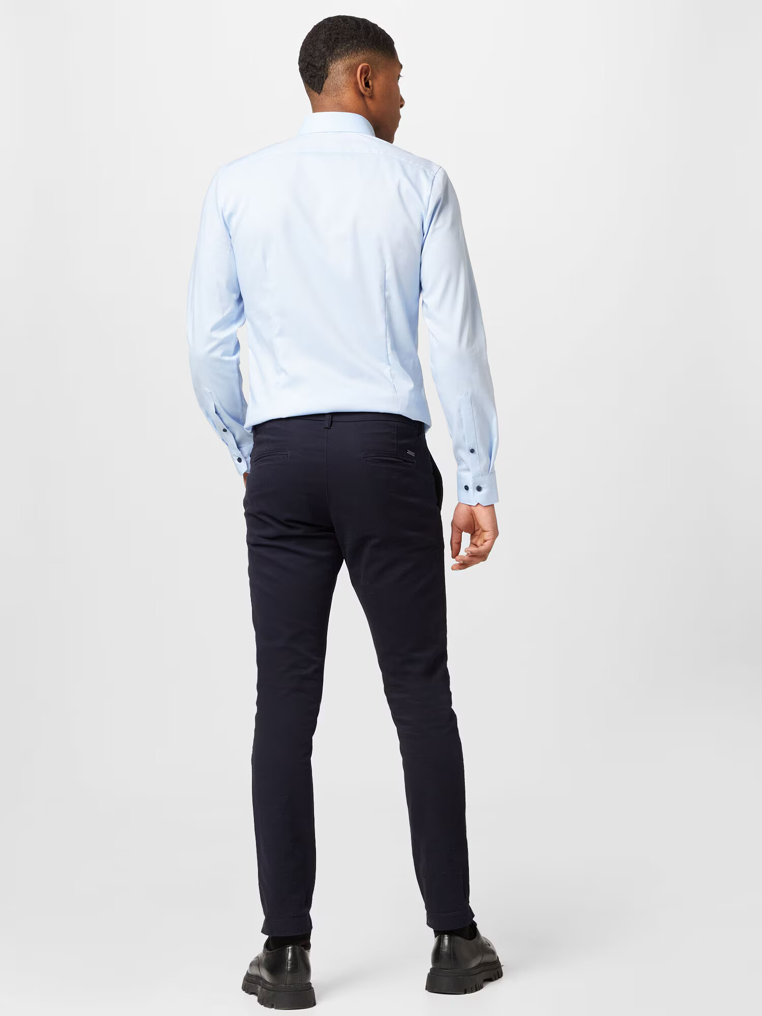 Bruun & Stengade Pantaloni 'Andrik' bleumarin - Pled.ro