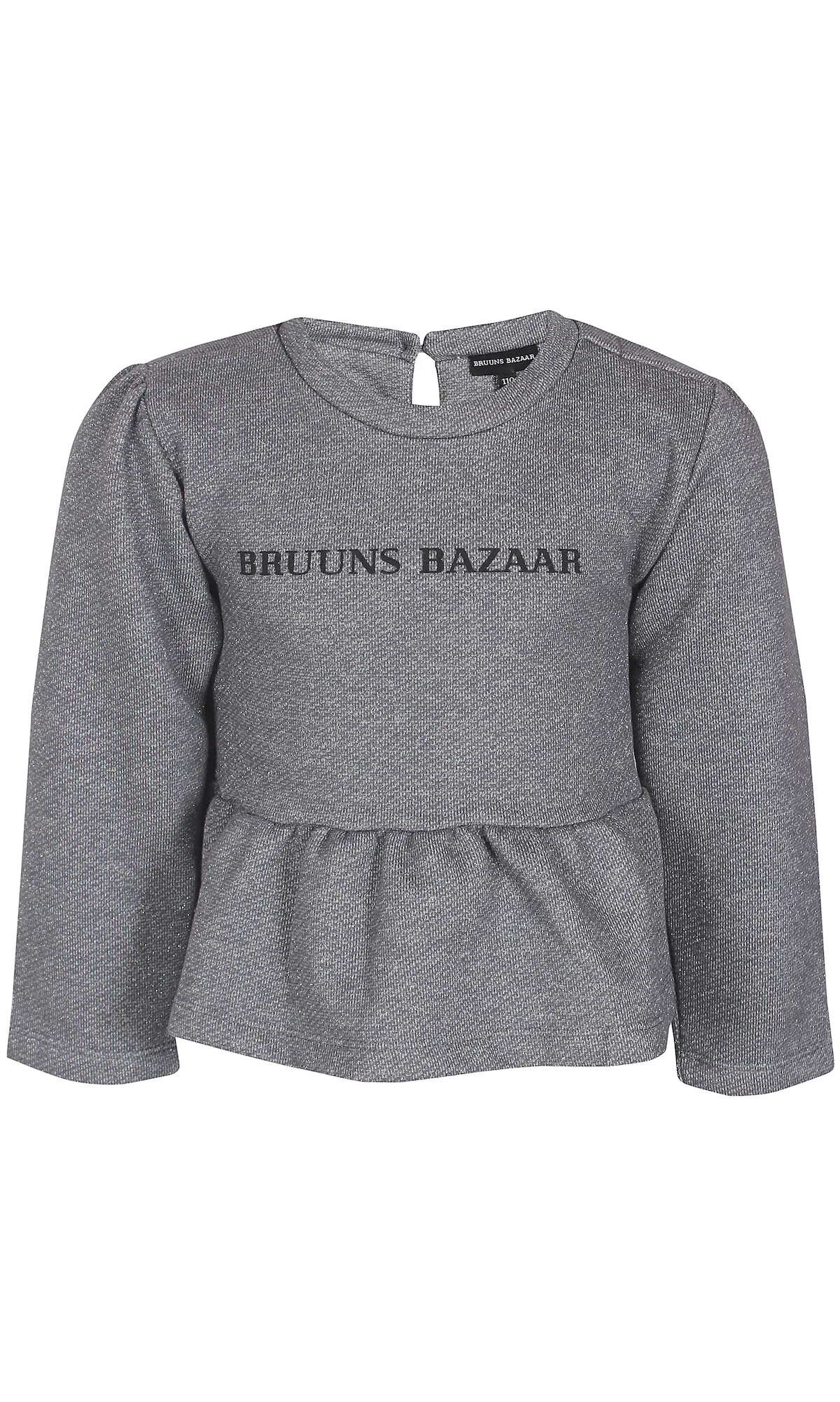 Bruuns Bazaar Kids Bluză de molton 'Astha' gri / negru - Pled.ro