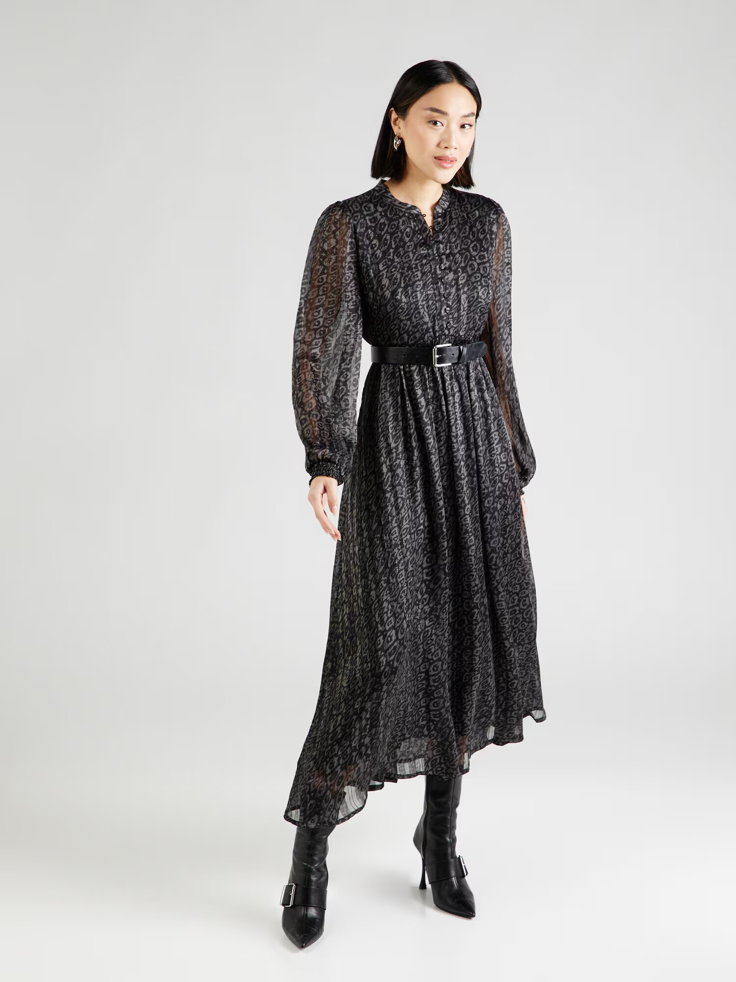 BRUUNS BAZAAR Rochie gri / negru - Pled.ro