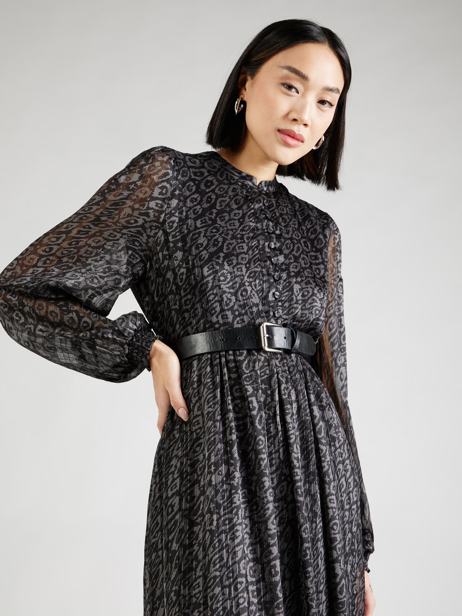 BRUUNS BAZAAR Rochie gri / negru - Pled.ro