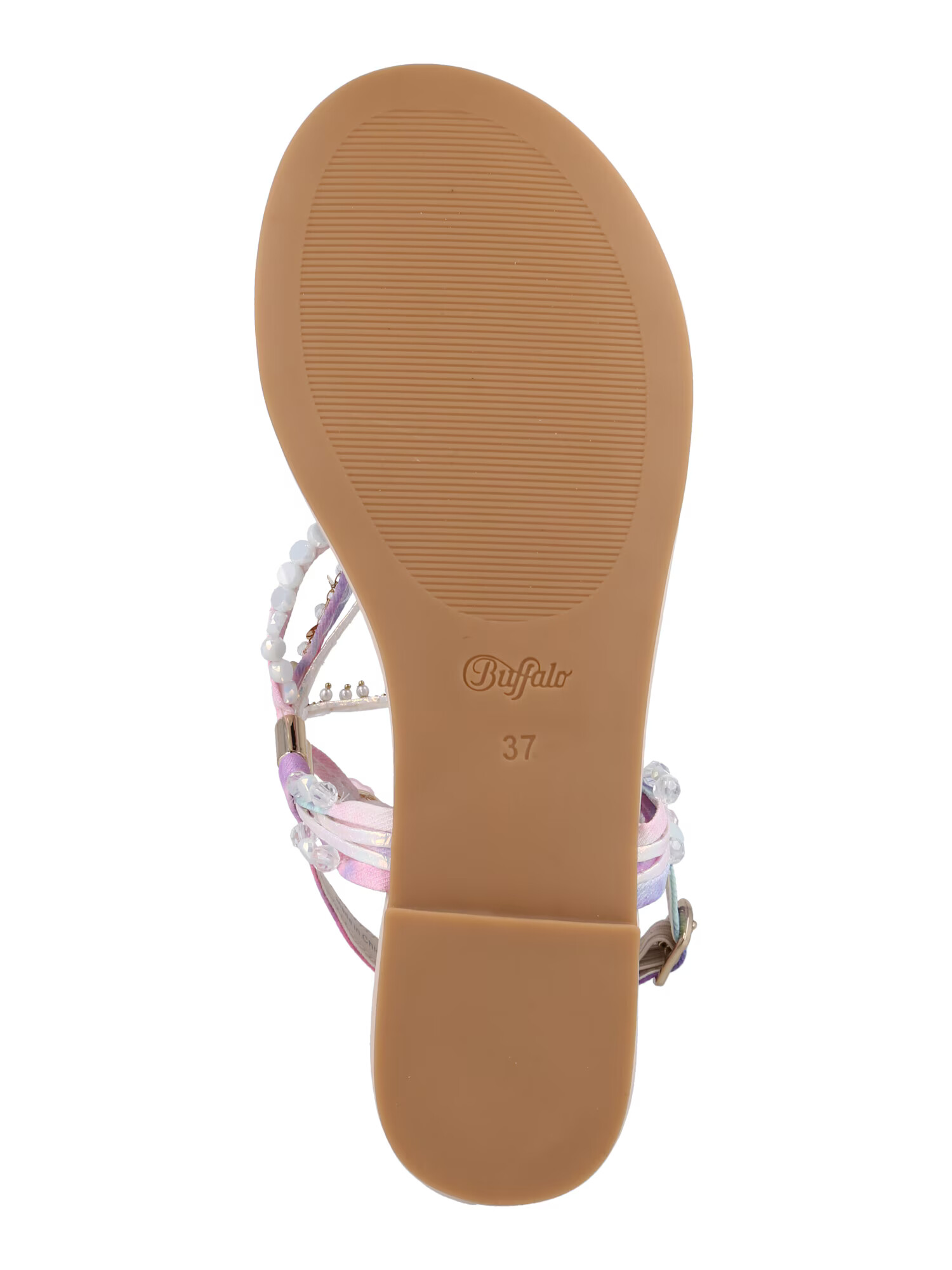 BUFFALO Flip-flops 'Capri Vacay' albastru deschis / auriu / mov deschis / roz - Pled.ro