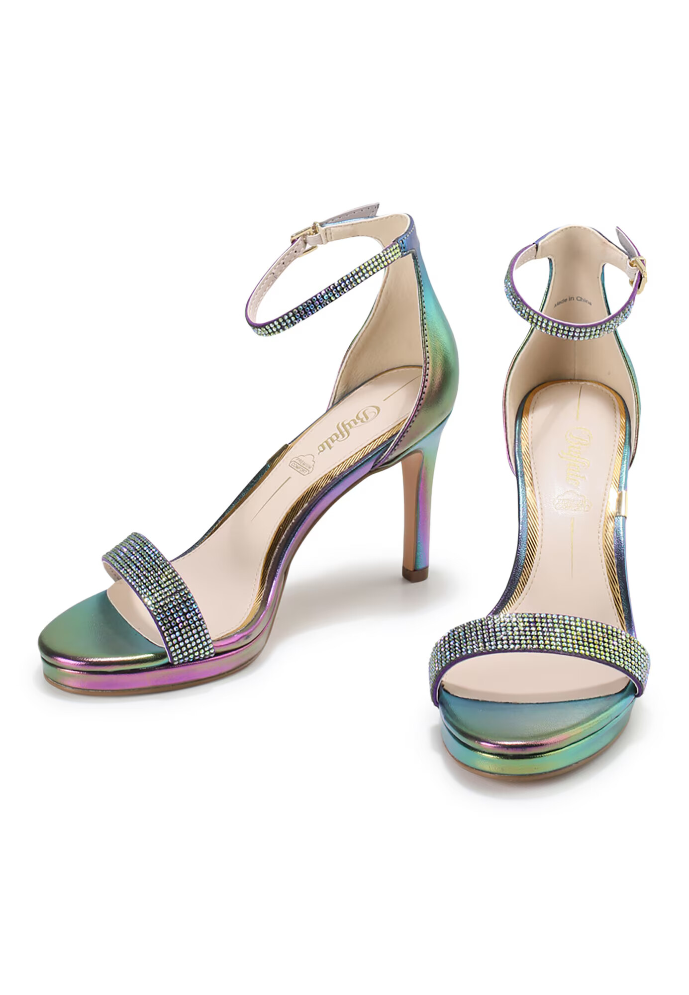 BUFFALO Pumps 'MONROE' verde - Pled.ro