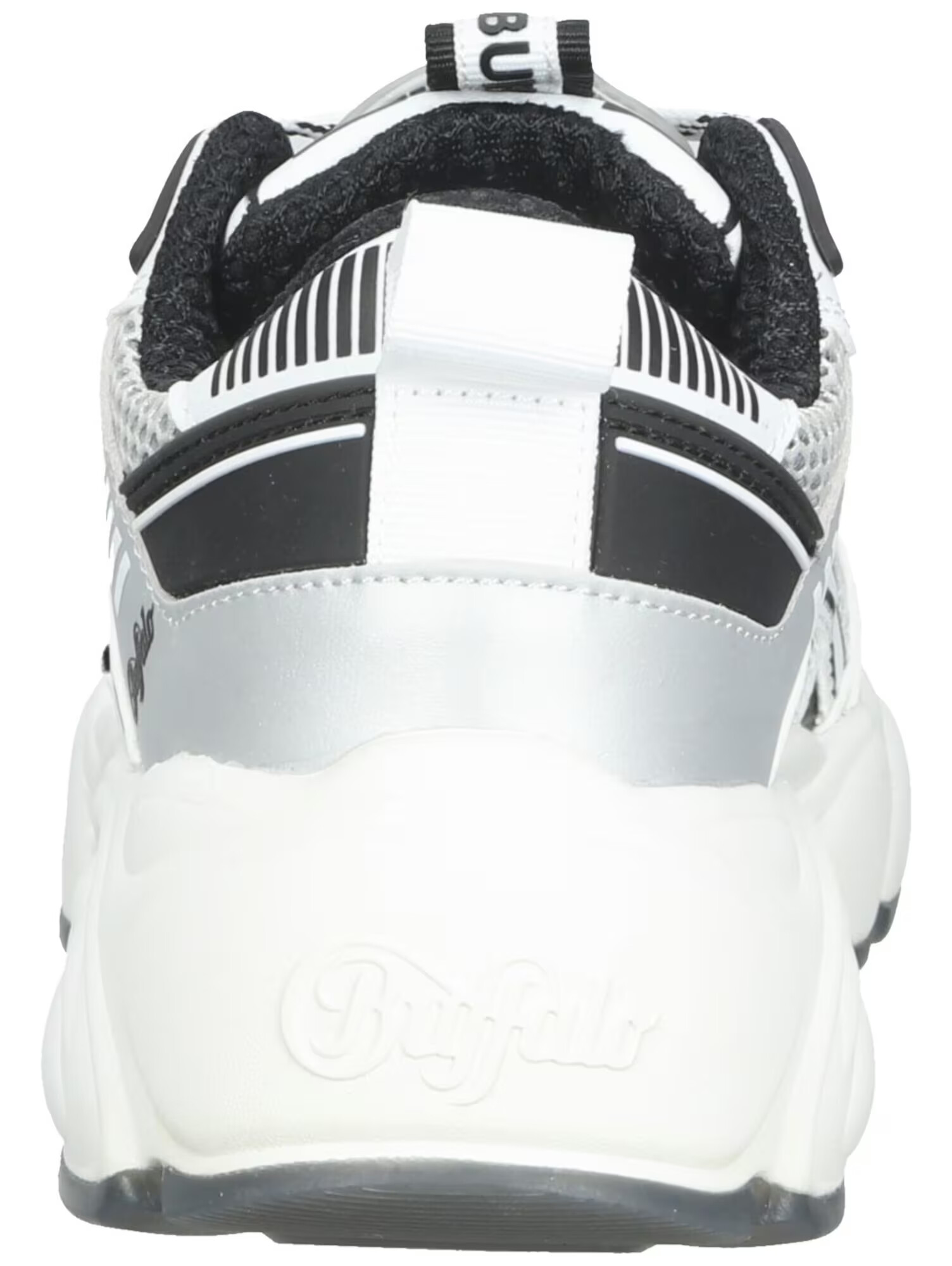 BUFFALO Sneaker low gri argintiu / negru / alb - Pled.ro