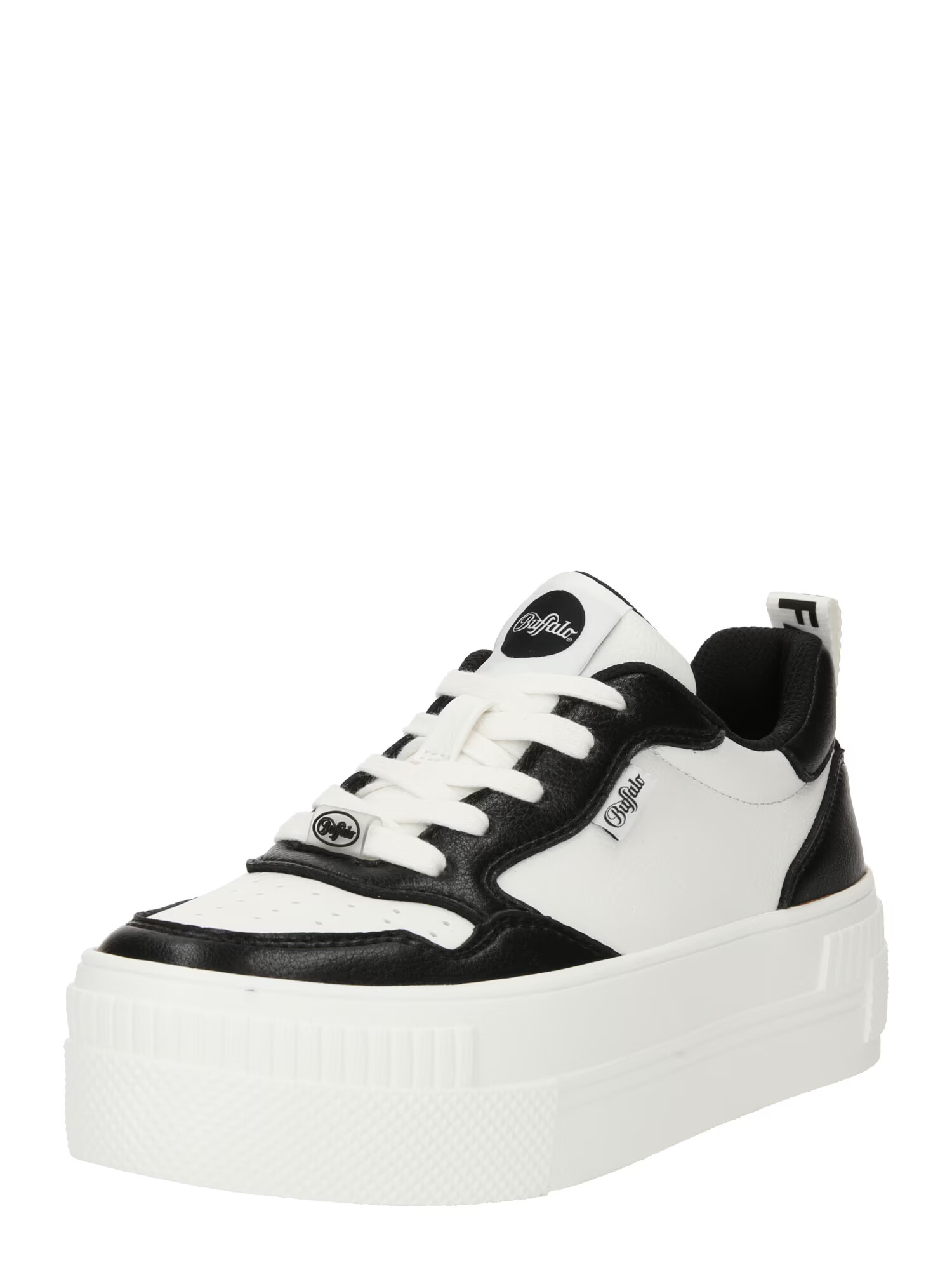 BUFFALO Sneaker low 'PAIRED COURT' negru / alb - Pled.ro