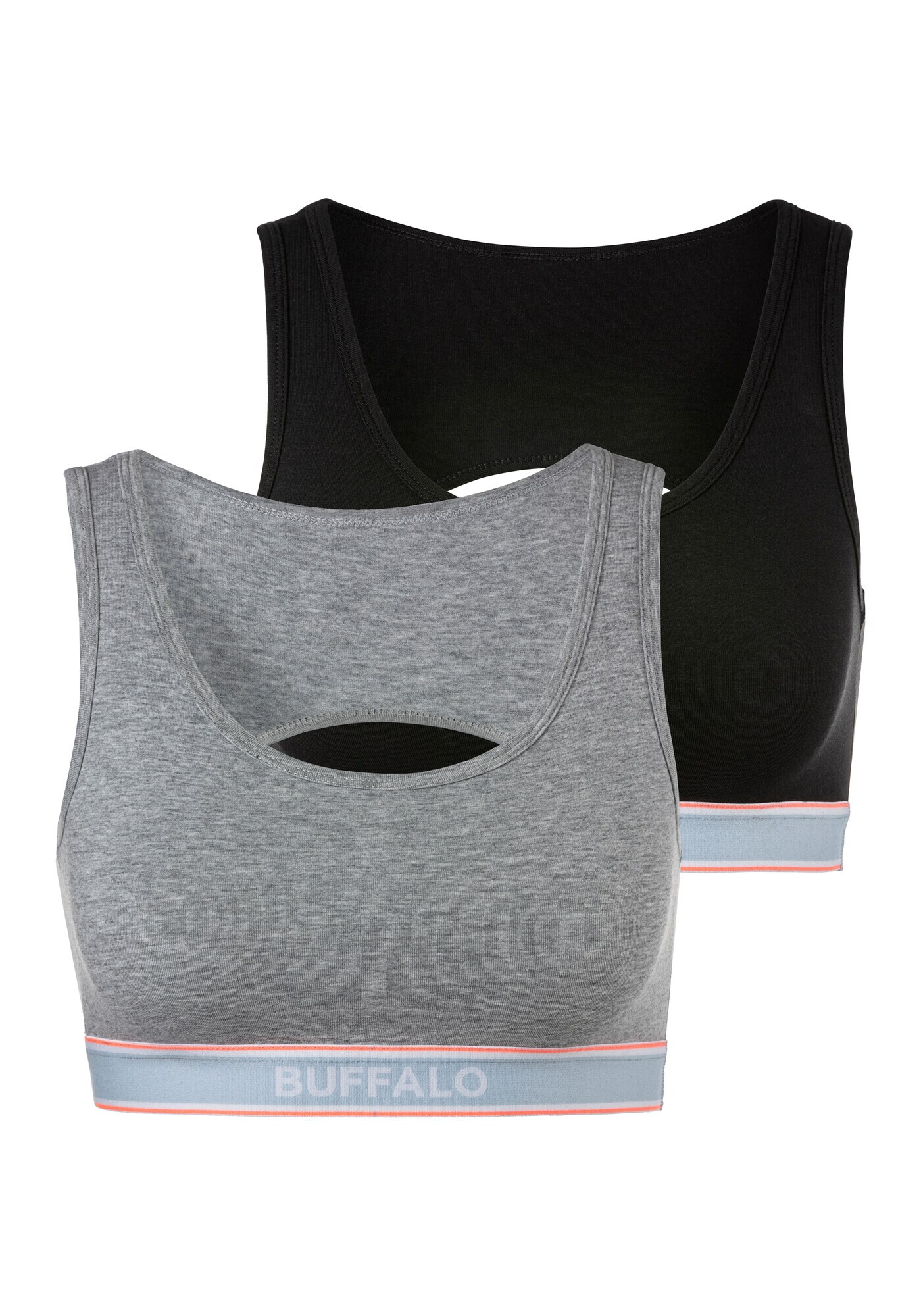 BUFFALO Sutien albastru / gri / roz / negru / alb - Pled.ro