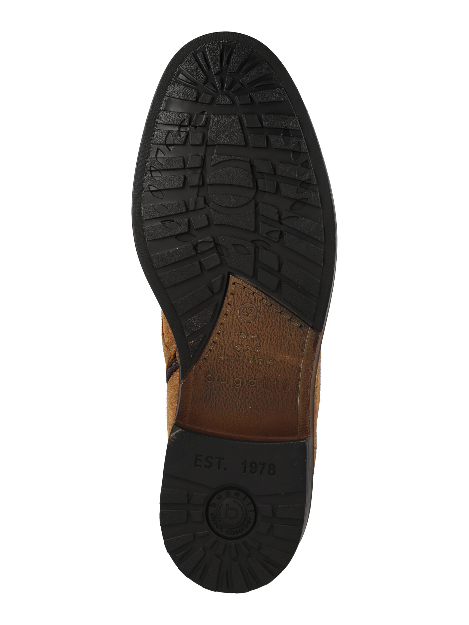 bugatti Botine Chukka maro coniac / negru - Pled.ro