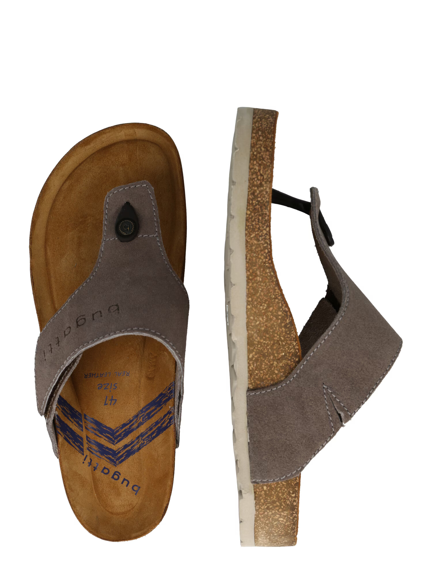 bugatti Flip-flops 'Bobbi' gri taupe - Pled.ro