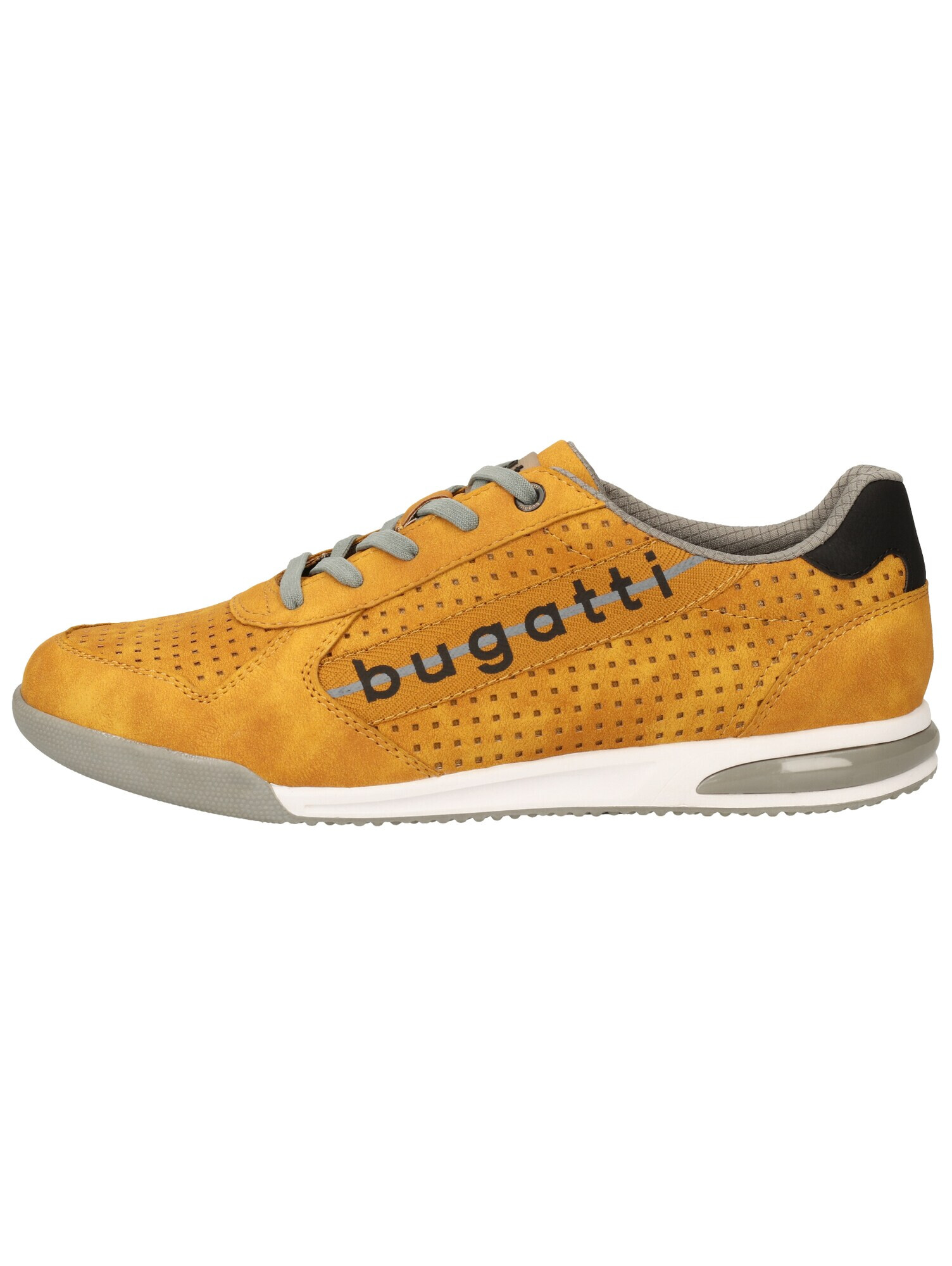 bugatti Pantofi cu șireturi sport 'Trevor' galben auriu / negru - Pled.ro