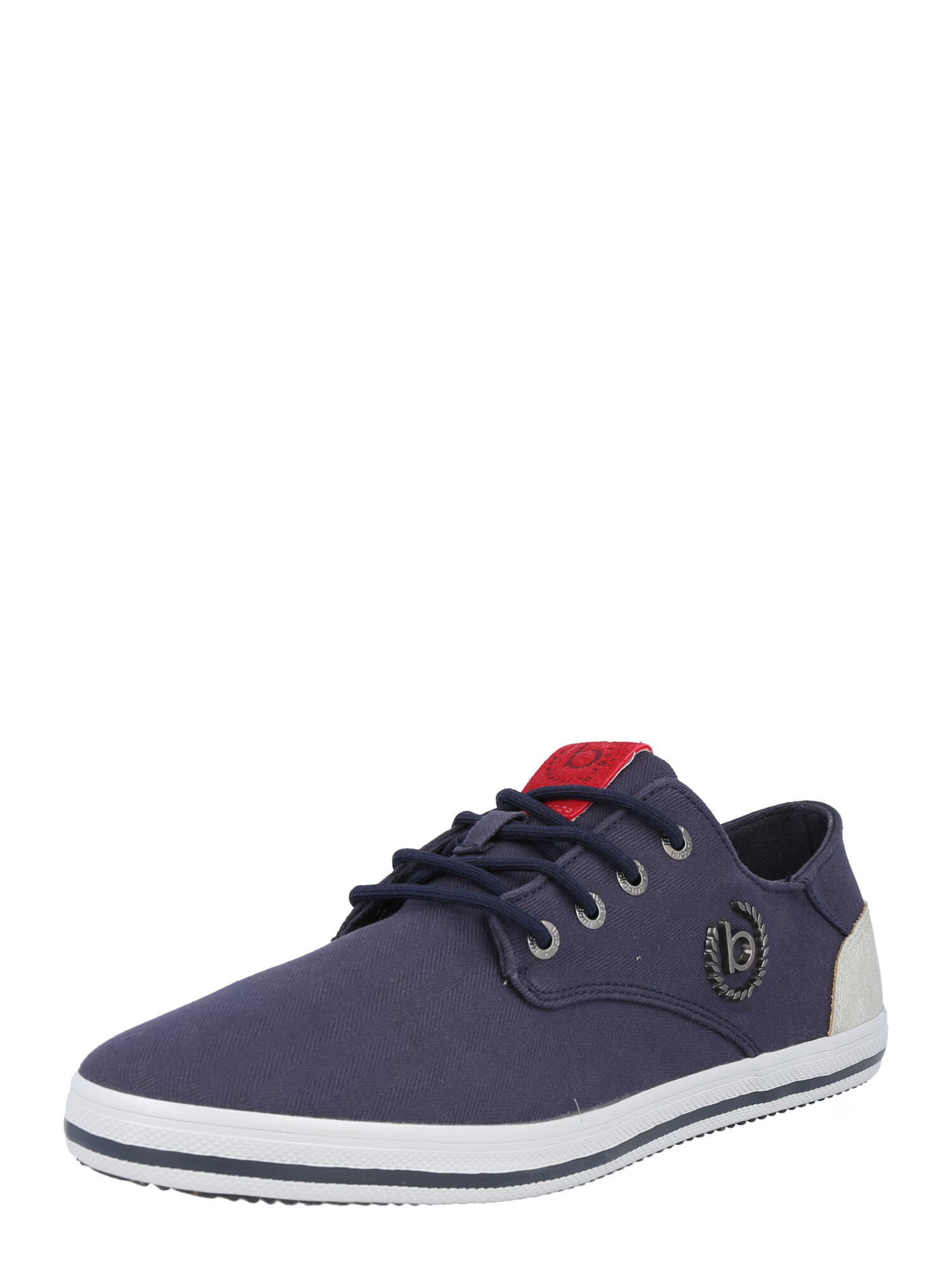 bugatti Sneaker low bleumarin / gri deschis / roșu - Pled.ro