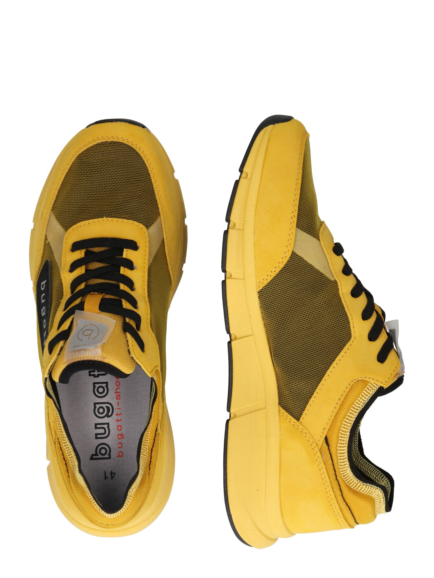 bugatti Sneaker low 'Cutter' galben citron / negru - Pled.ro