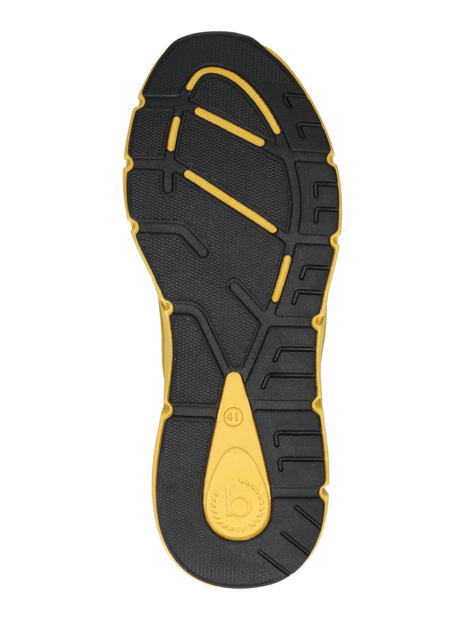 bugatti Sneaker low 'Cutter' galben citron / negru - Pled.ro