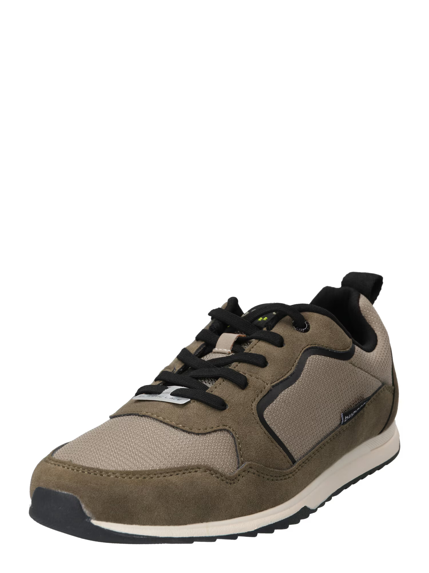 bugatti Sneaker low 'Riptide' gri taupe / kaki / negru - Pled.ro