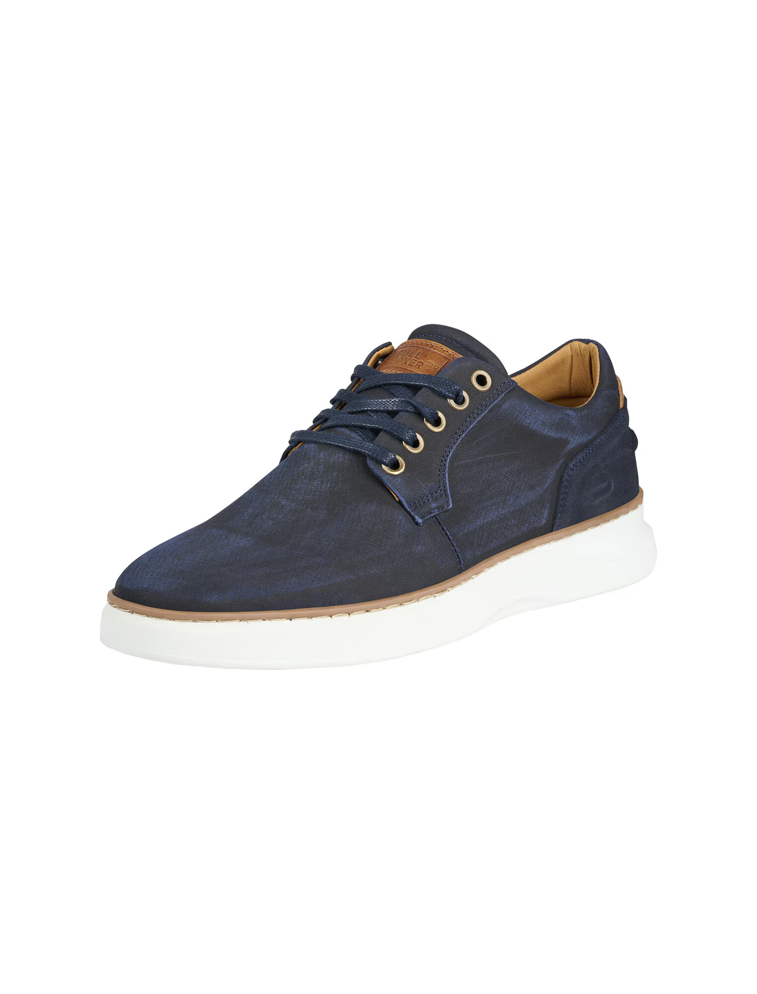 BULLBOXER Pantofi cu șireturi sport bleumarin / maro caramel / alb - Pled.ro