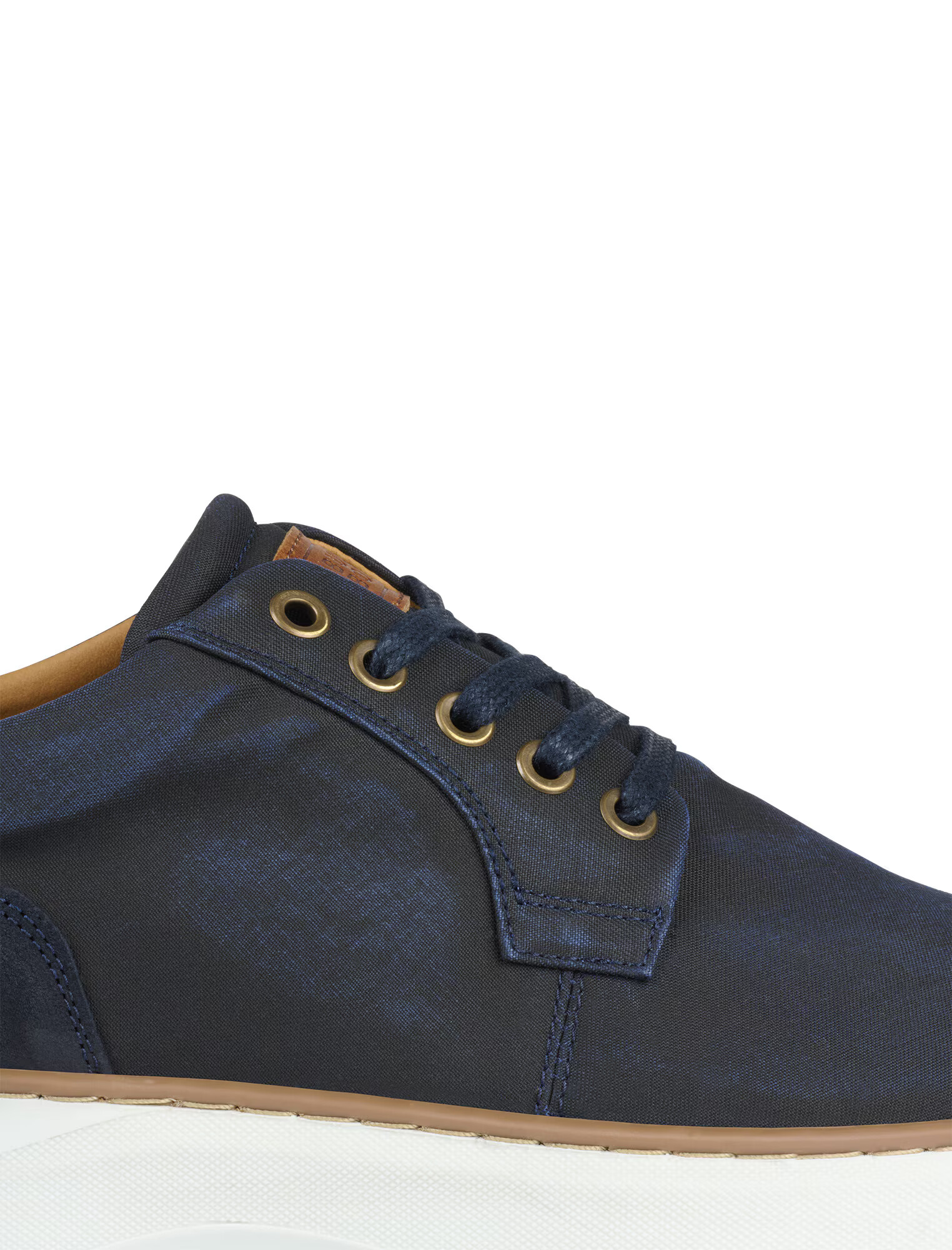 BULLBOXER Pantofi cu șireturi sport bleumarin / maro caramel / alb - Pled.ro