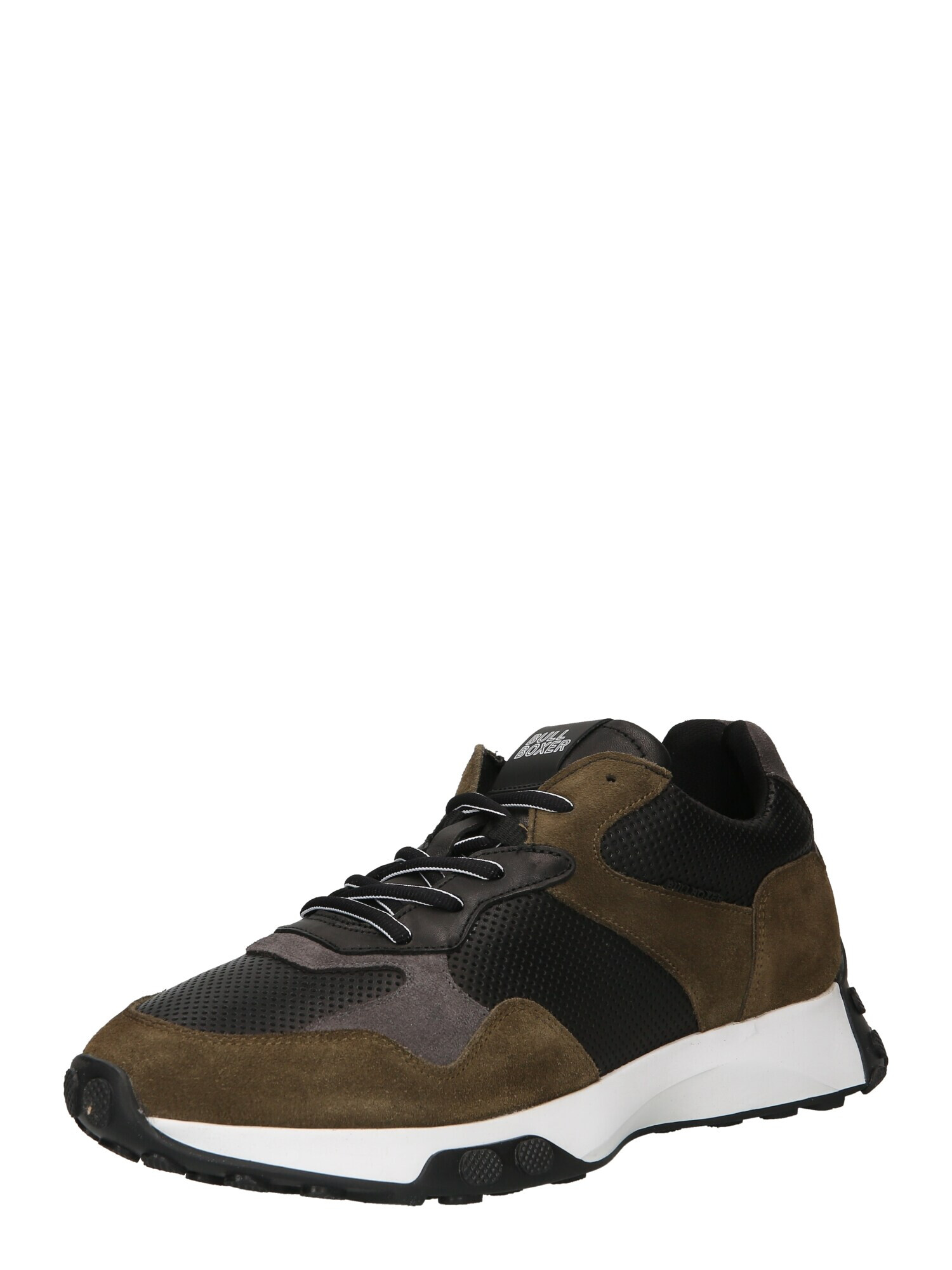 BULLBOXER Sneaker low gri închis / oliv / negru - Pled.ro