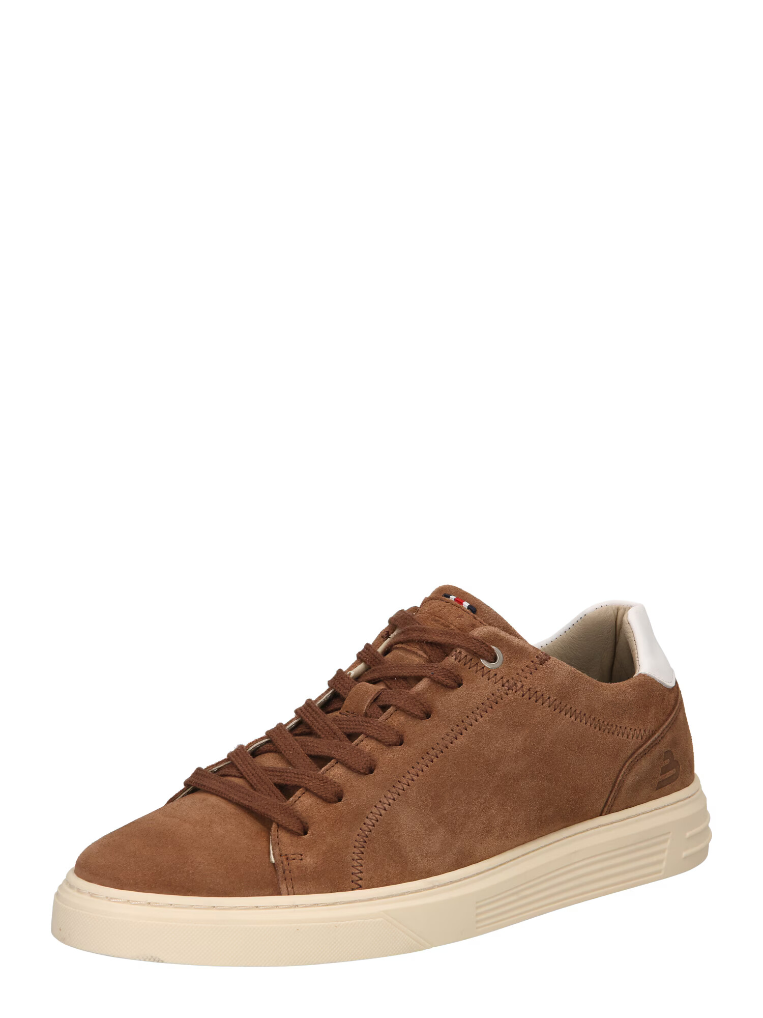 BULLBOXER Sneaker low maro caramel / alb - Pled.ro