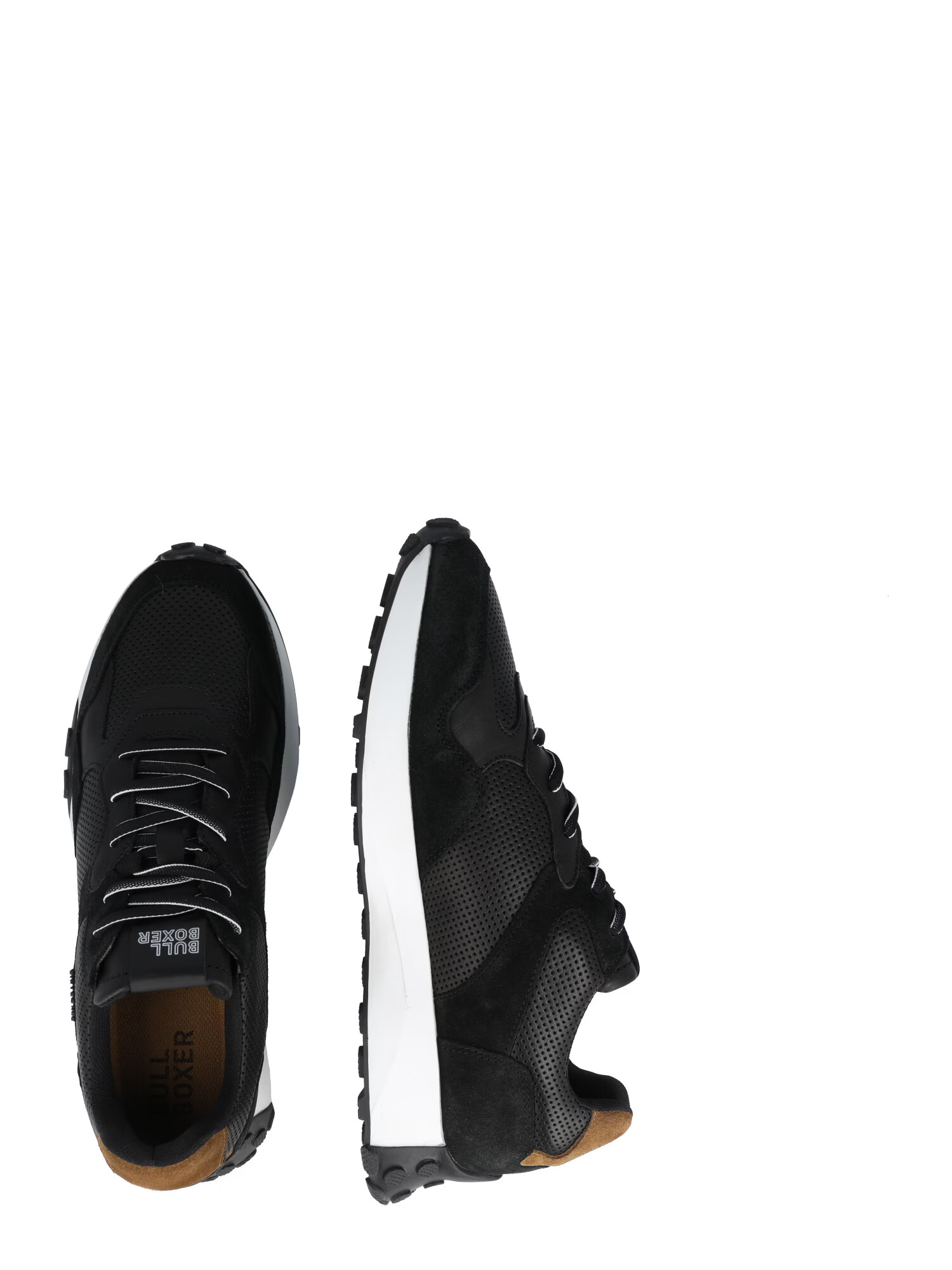 BULLBOXER Sneaker low negru / alb - Pled.ro