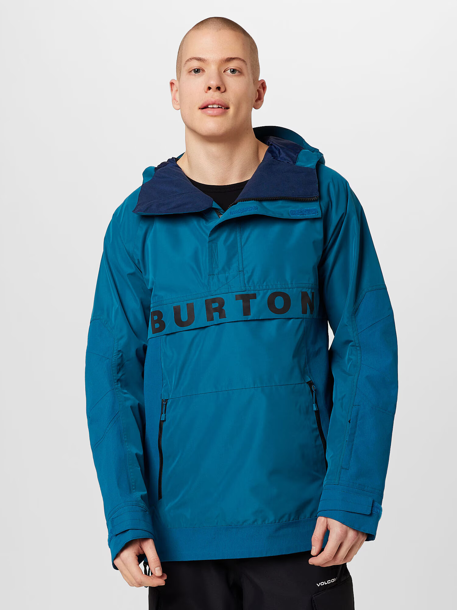 BURTON Geacă outdoor 'FROSTNER' bleumarin / verde petrol / negru - Pled.ro