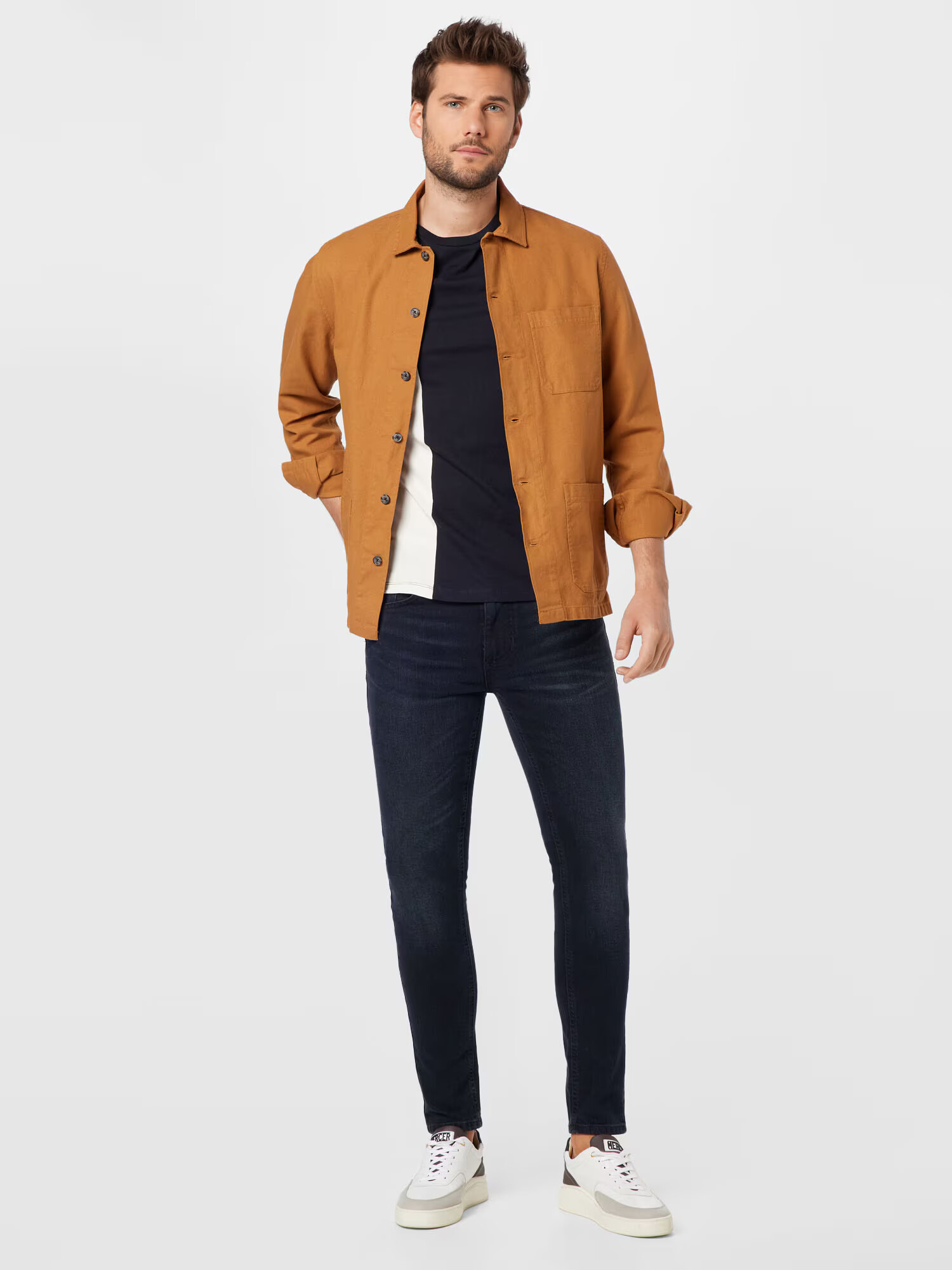 BURTON MENSWEAR LONDON Geacă de primăvară-toamnă maro caramel - Pled.ro