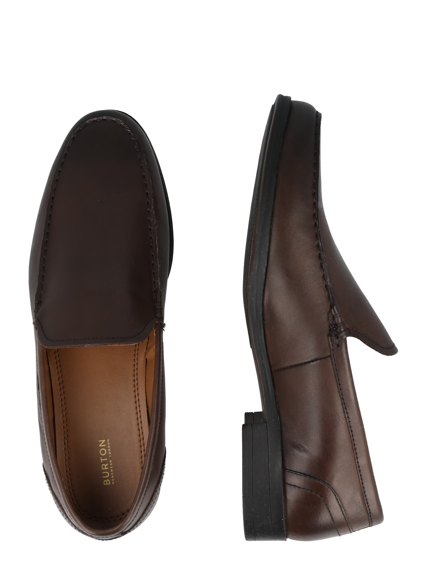 BURTON MENSWEAR LONDON Mocasini maro - Pled.ro