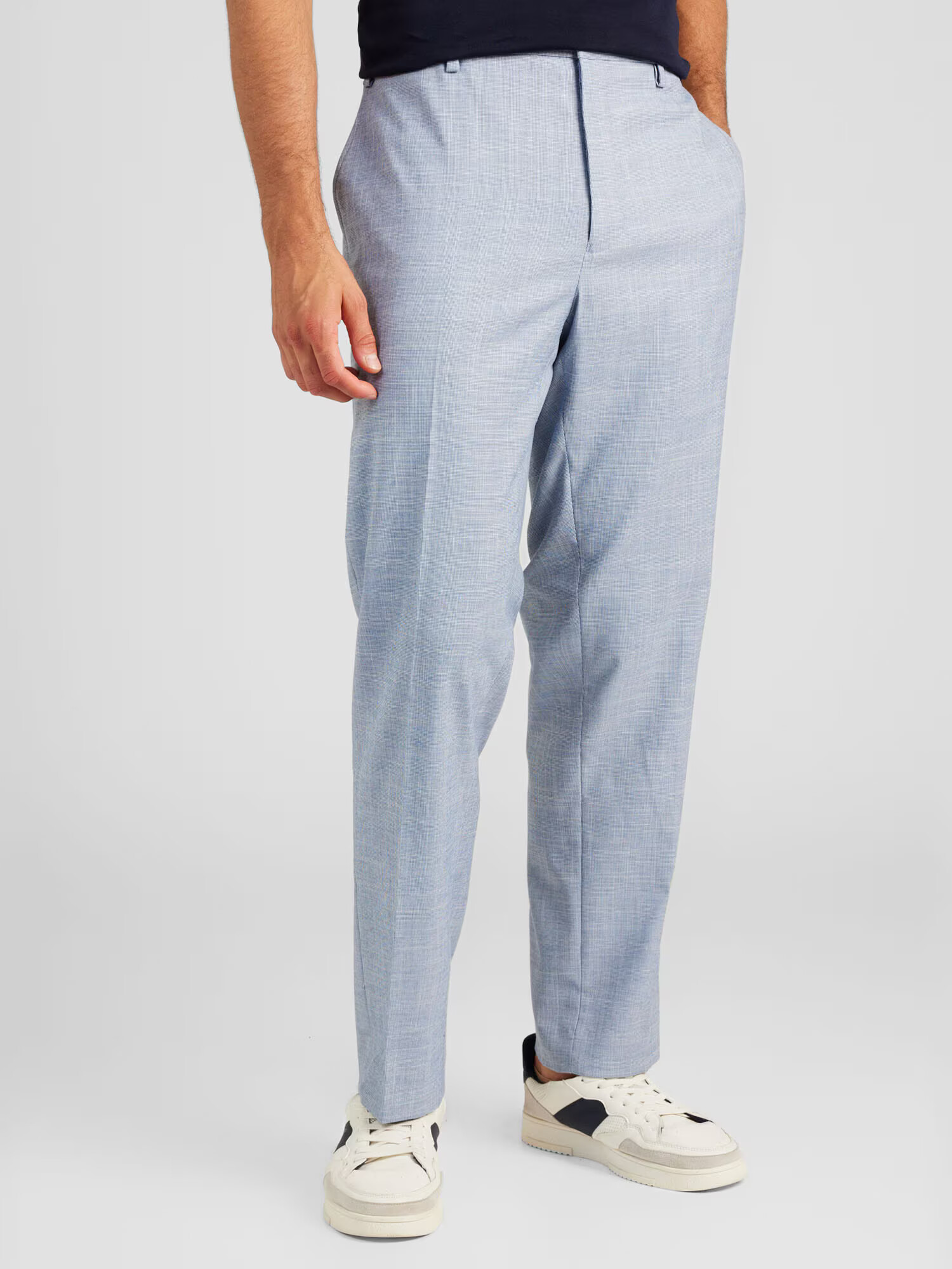 BURTON MENSWEAR LONDON Pantaloni cu dungă albastru deschis - Pled.ro